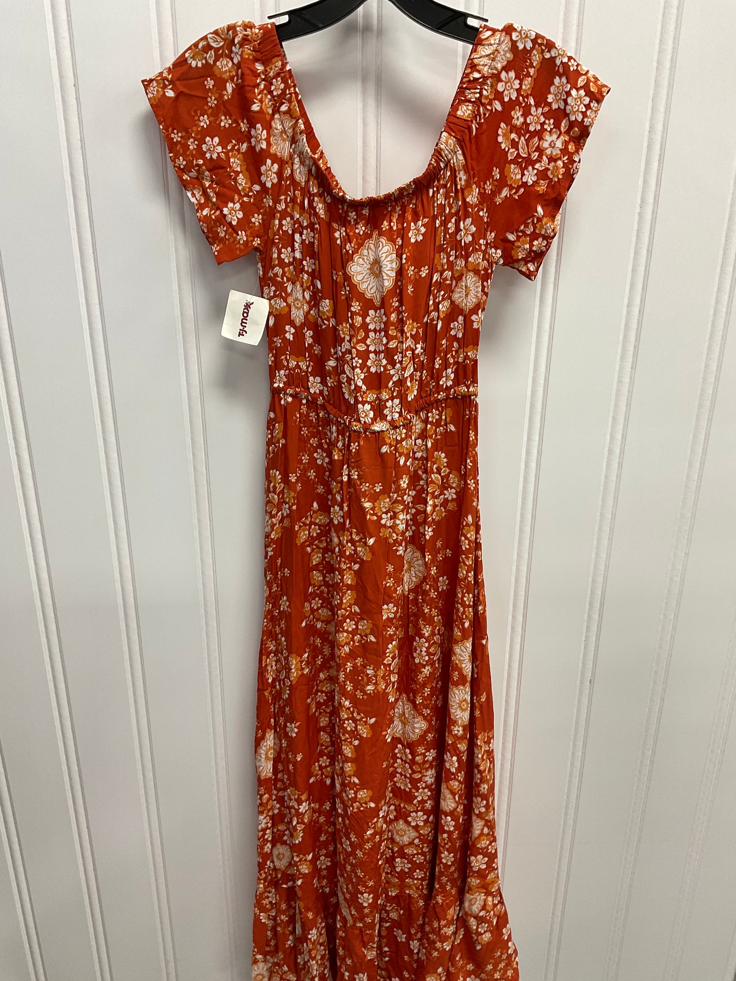 Dress Casual Maxi By Clothes Mentor In Orange, Size:Xs