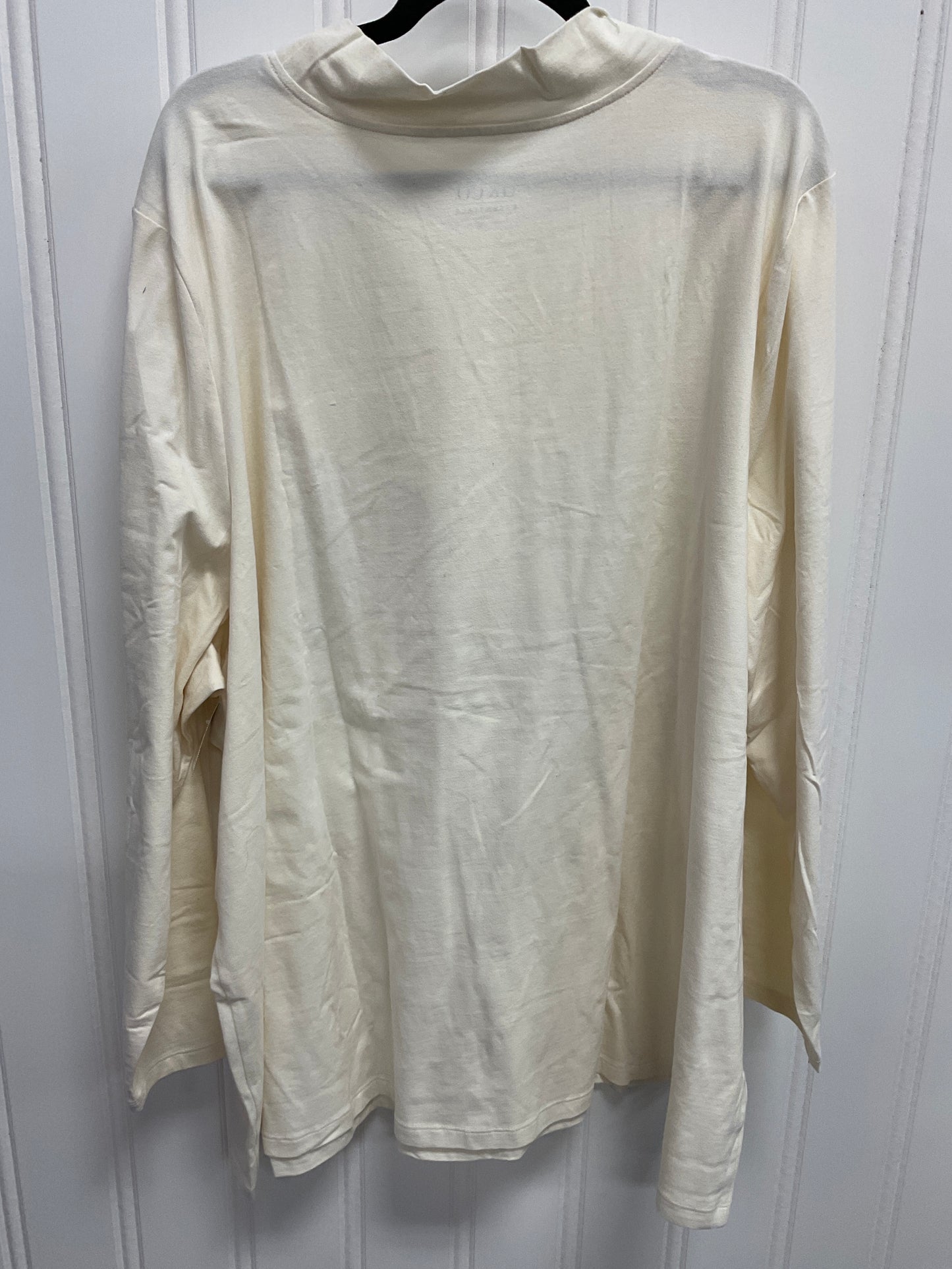 Top Ls Basic By Clothes Mentor In Cream, Size:5