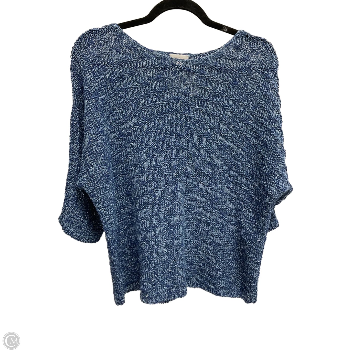 Top Short Sleeve By Chicos In Blue, Size: L