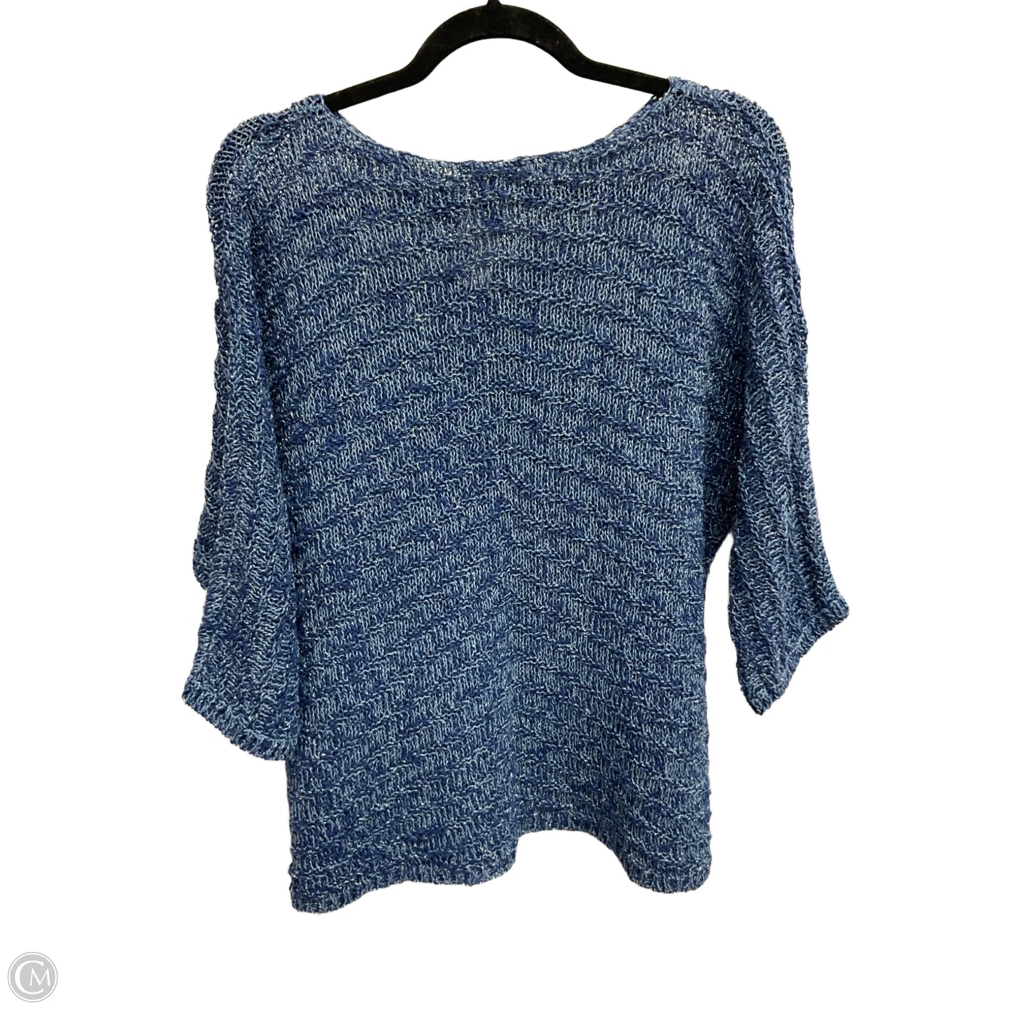 Top Short Sleeve By Chicos In Blue, Size: L