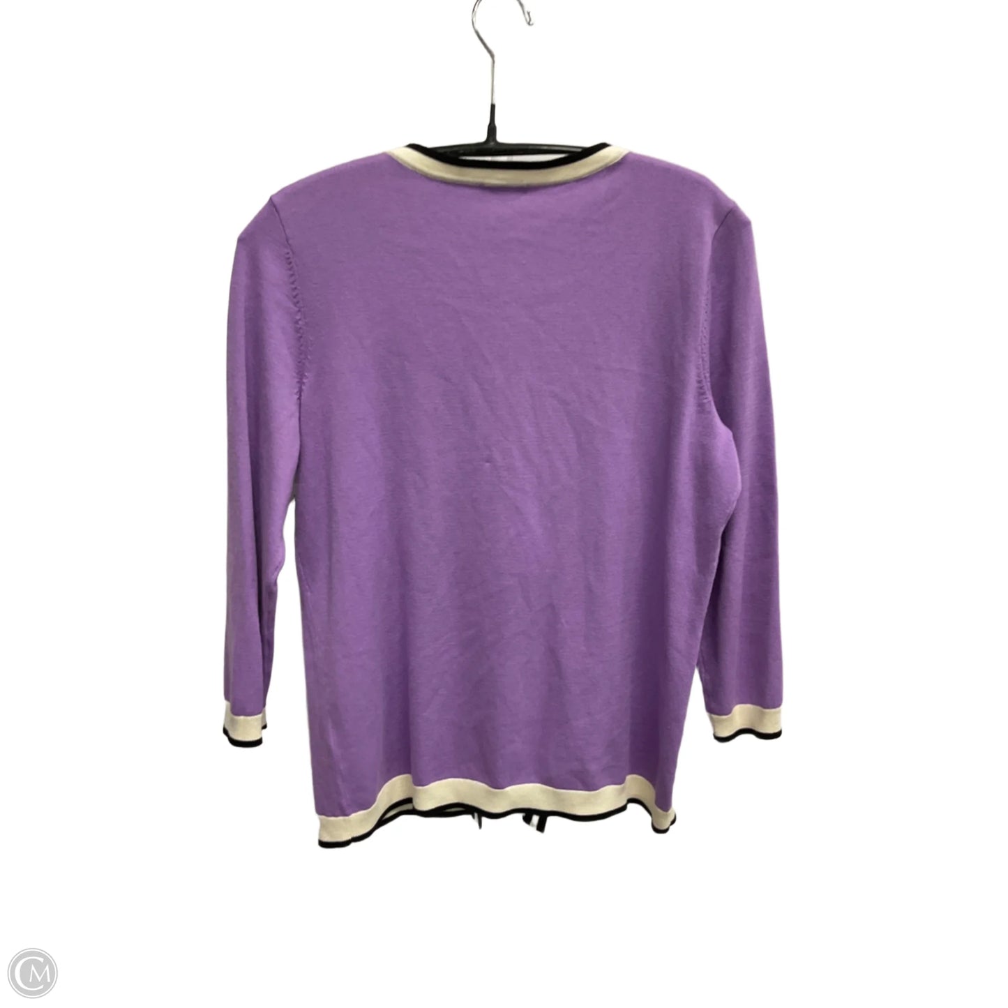 Cardigan By Talbots In Purple, Size: Mp