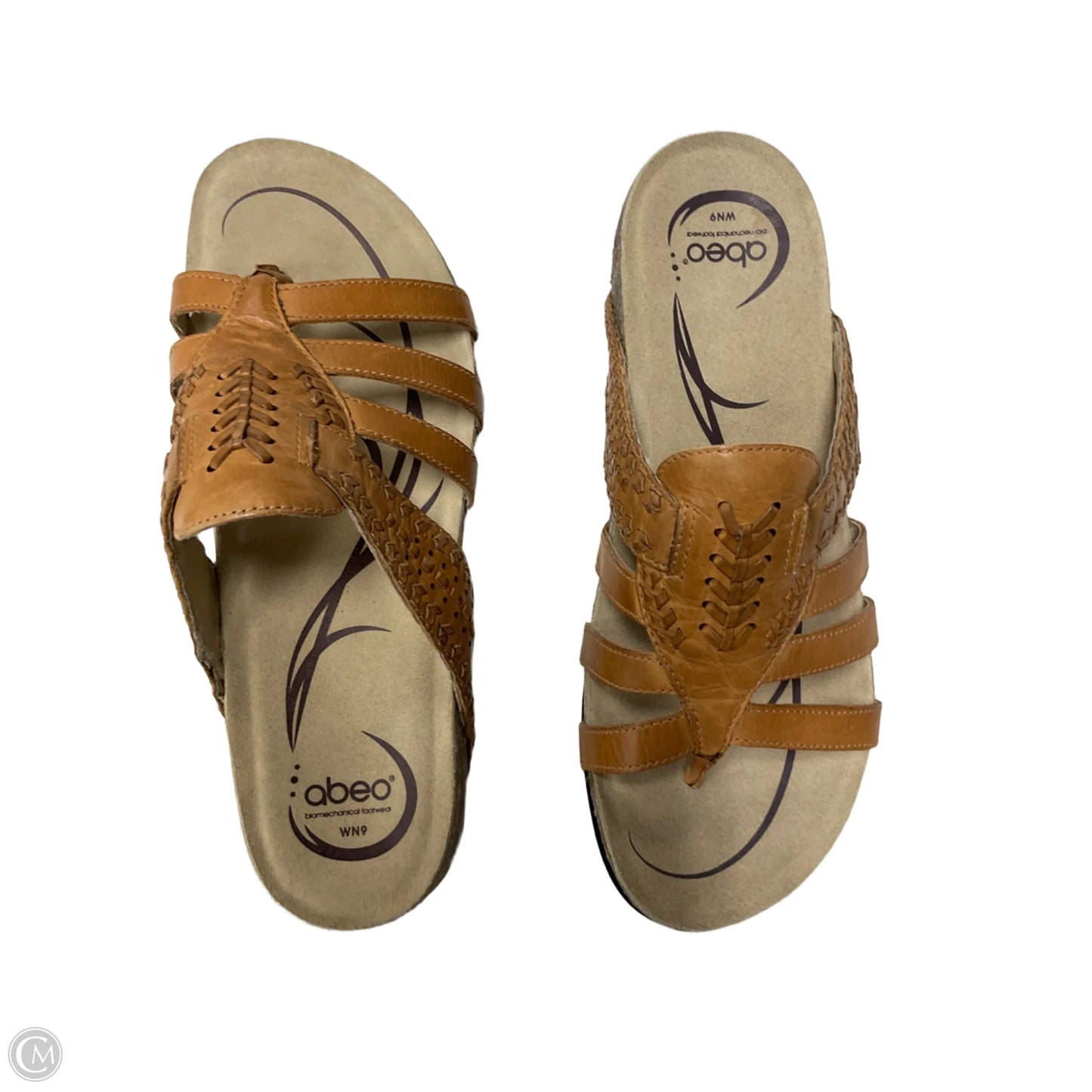 Sandals Flats By Abeo In Brown, Size: 9