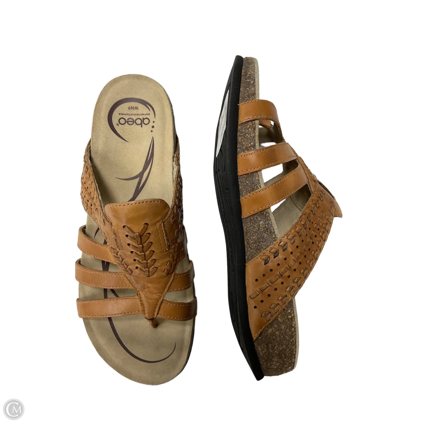 Sandals Flats By Abeo In Brown, Size: 9