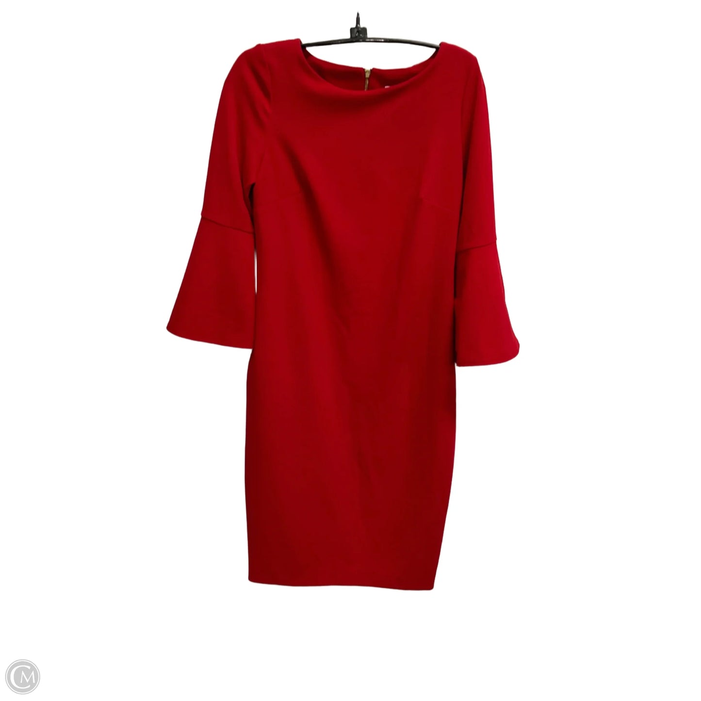 Dress Work By Calvin Klein In Red, Size: S
