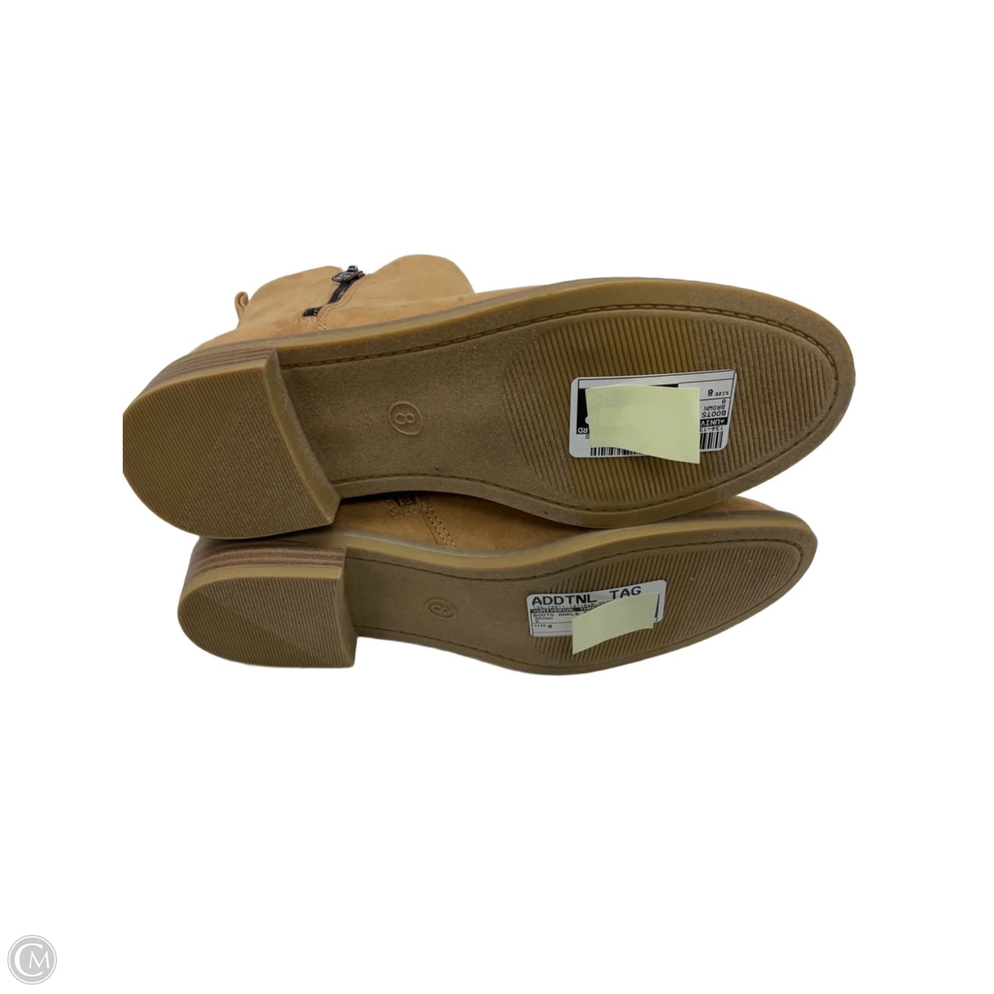 Boots Ankle Flats By Universal Thread In Brown, Size: 8