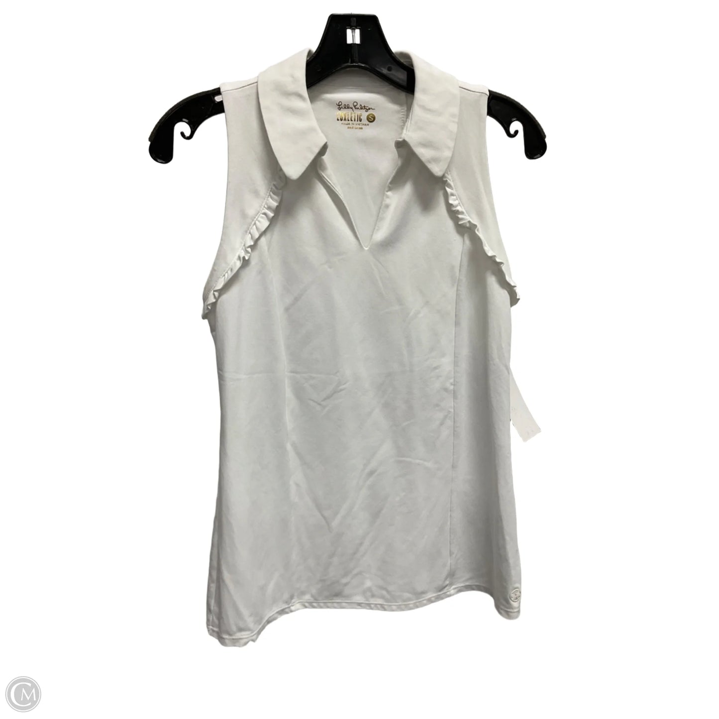 Tank Top Designer By Lilly Pulitzer In White, Size: S