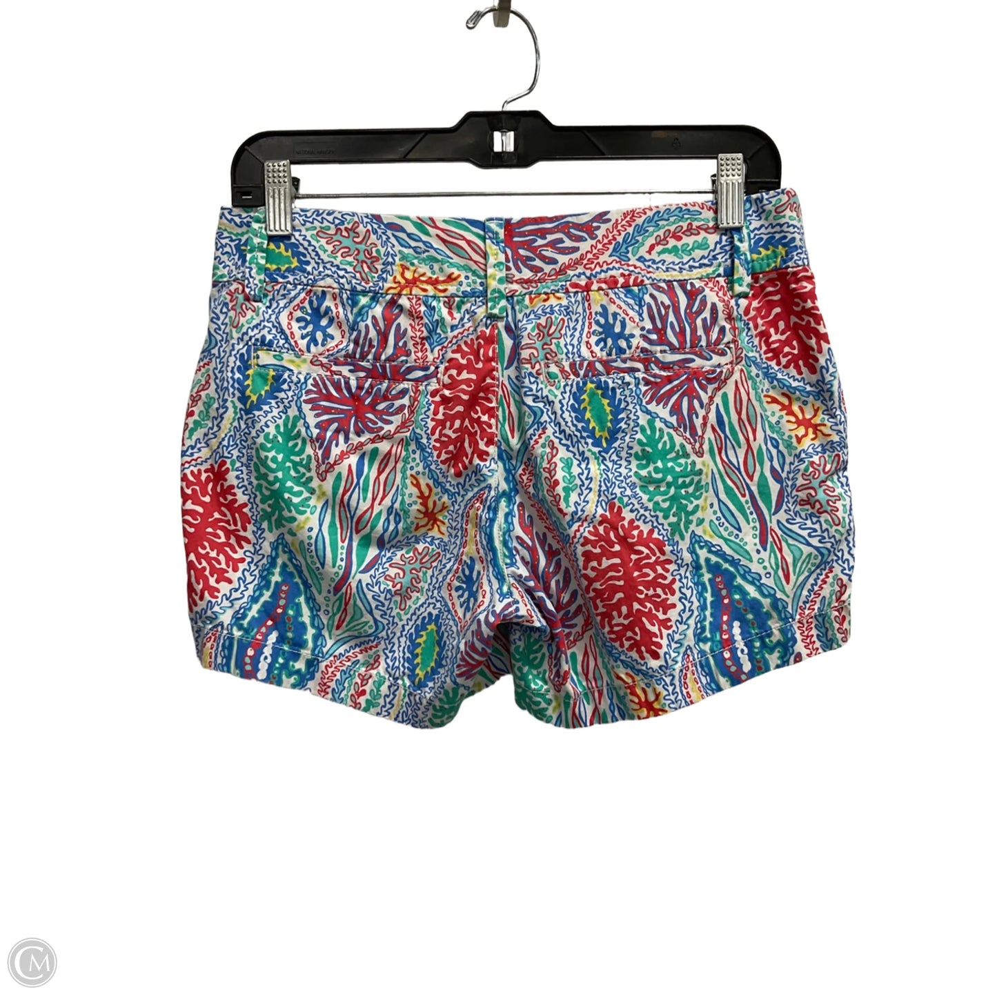 Shortalls Designer By Lilly Pulitzer In Blue & Red, Size: 2
