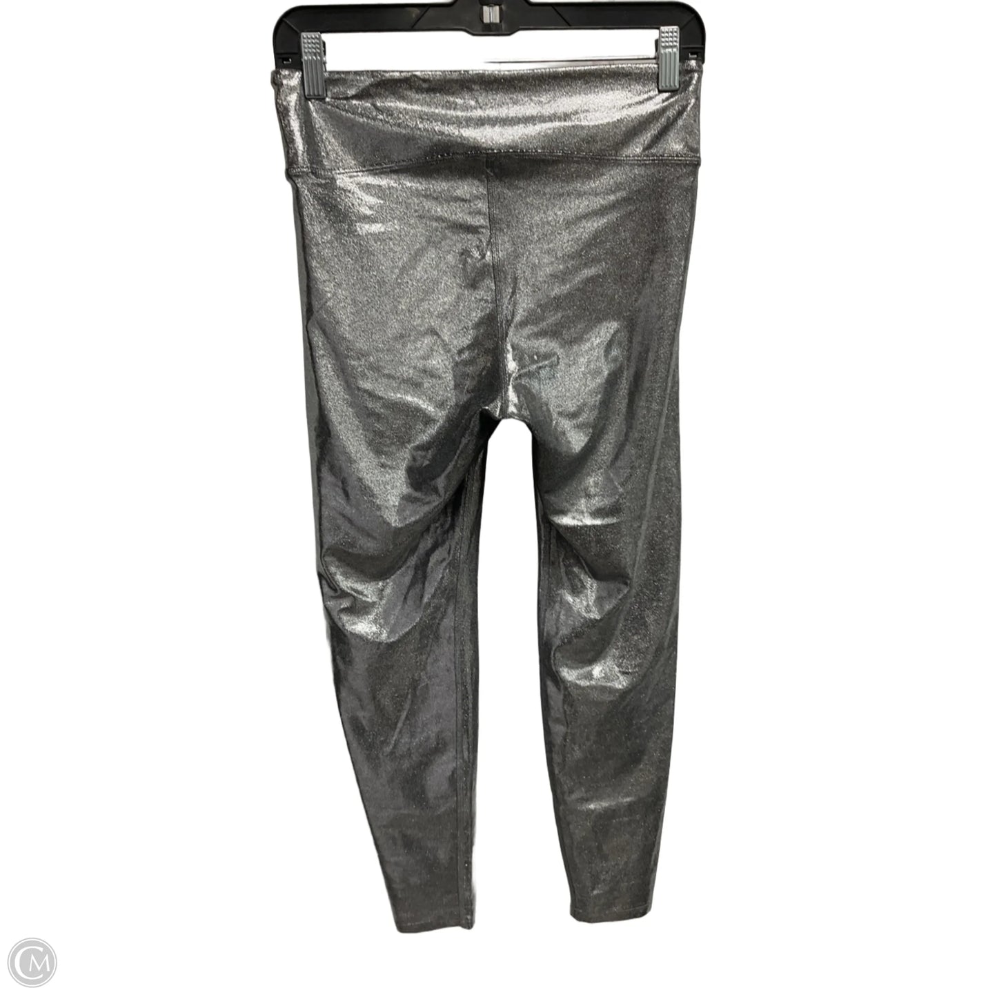 Athletic Leggings By Cmc In Silver, Size: L