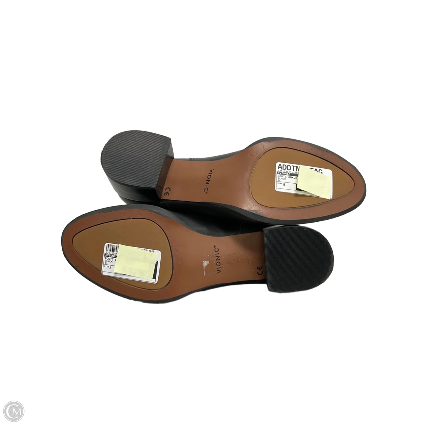 Boots Ankle Flats By Vionic In Black, Size: 8