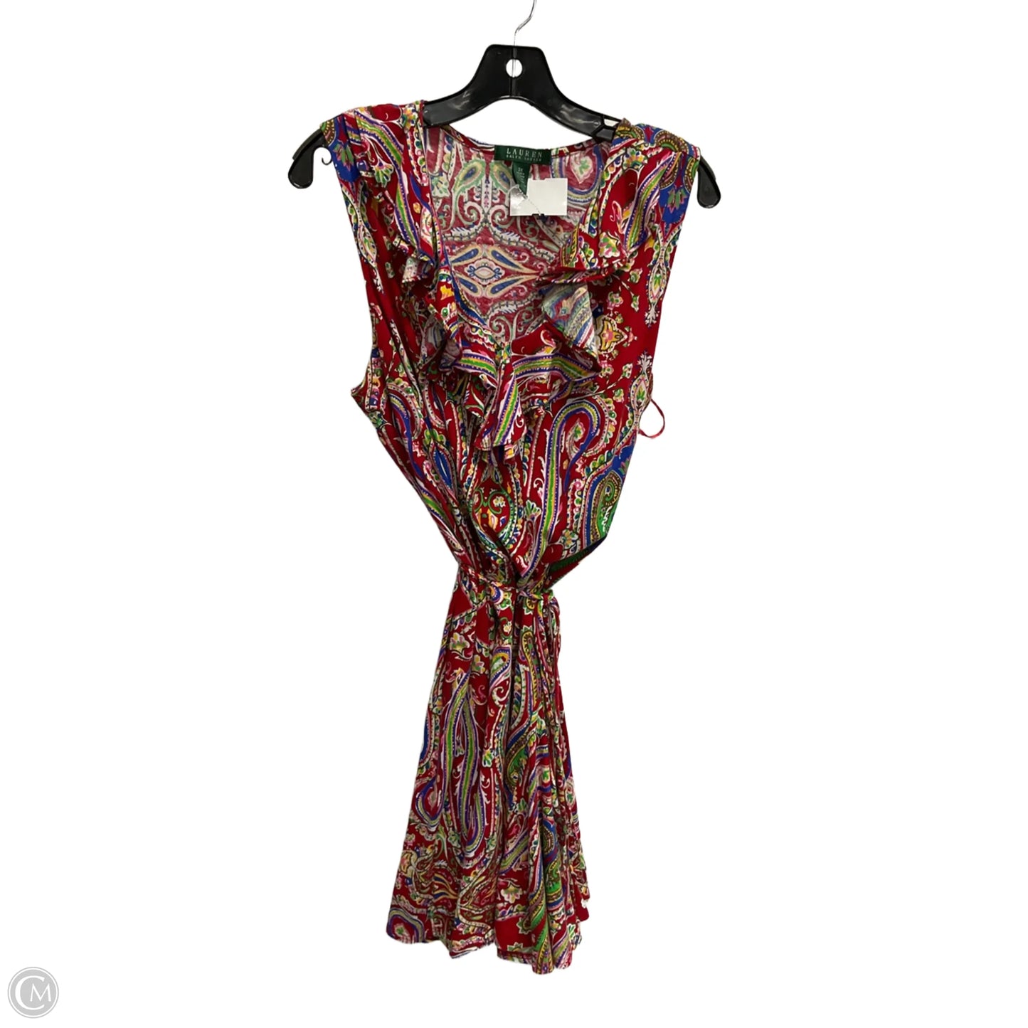 Dress Casual Midi By Lauren By Ralph Lauren In Red, Size: 3x