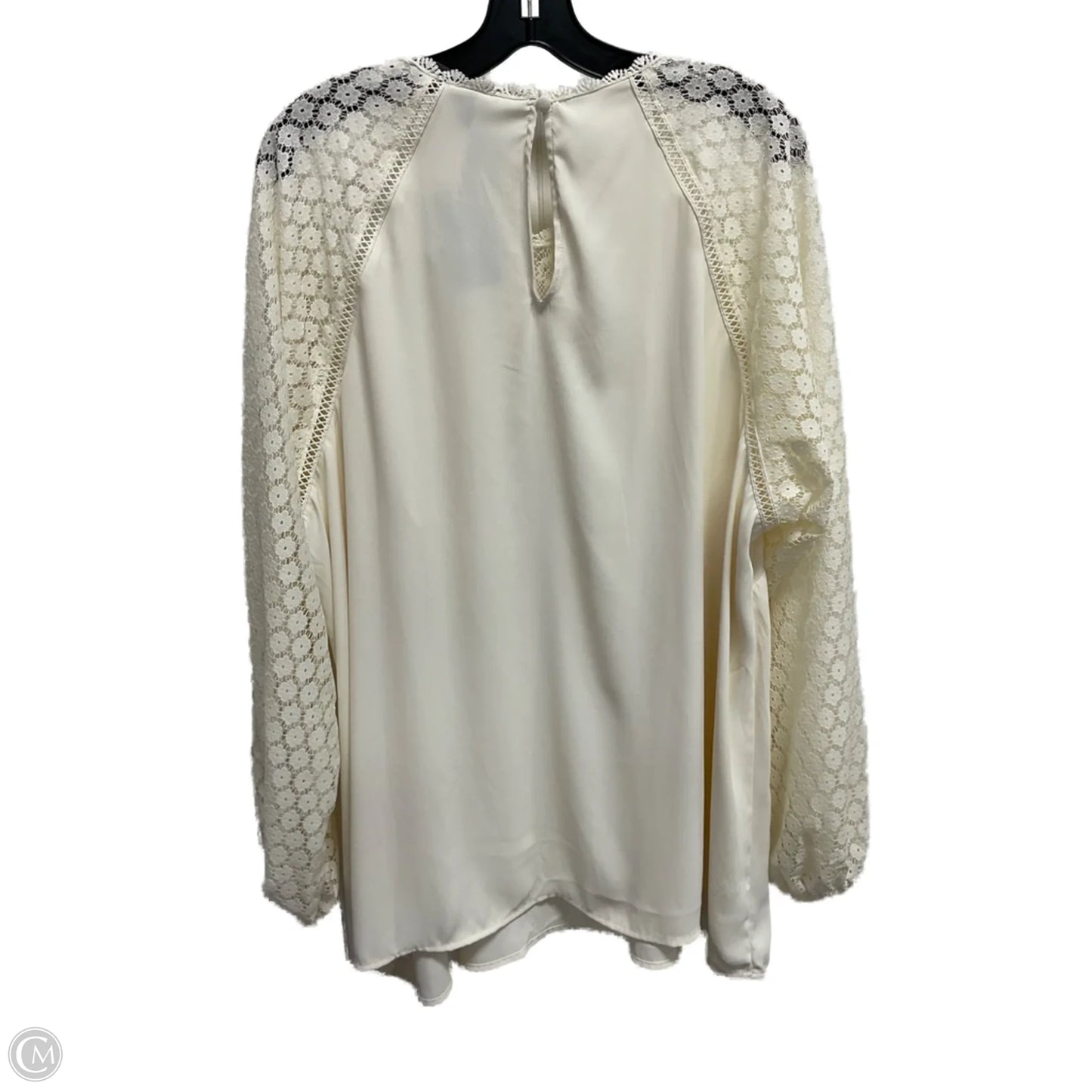 Top Long Sleeve By Torrid In Cream, Size: 3x