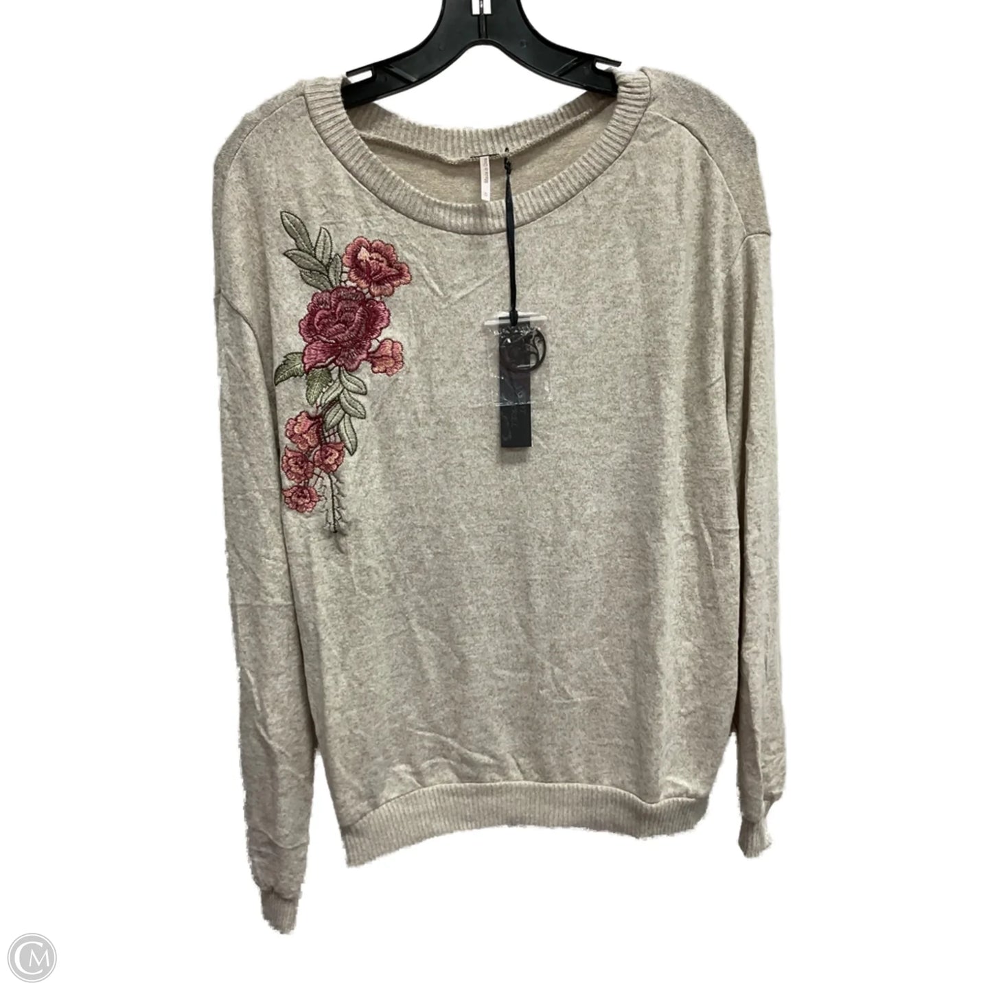 Sweater By Poof In Beige, Size: S