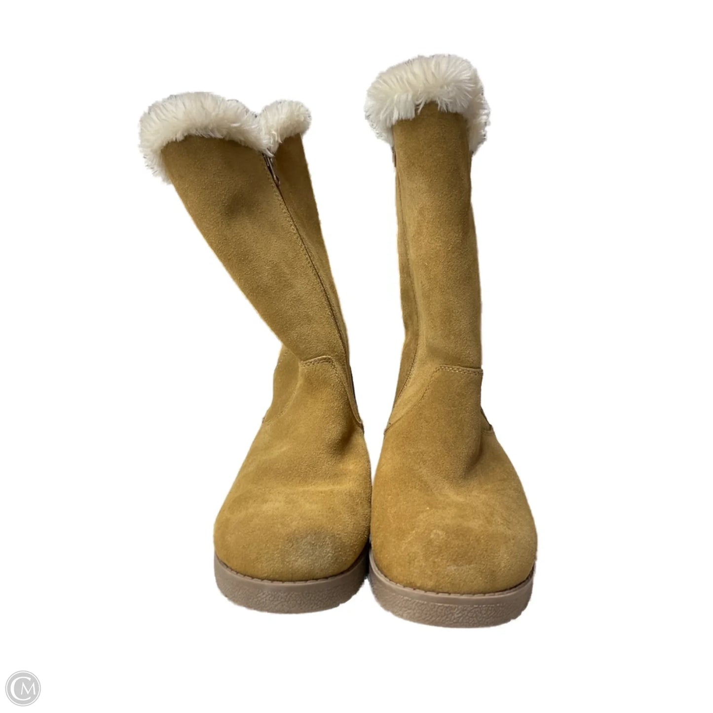 Boots Snow By Clothes Mentor In Tan, Size: 7
