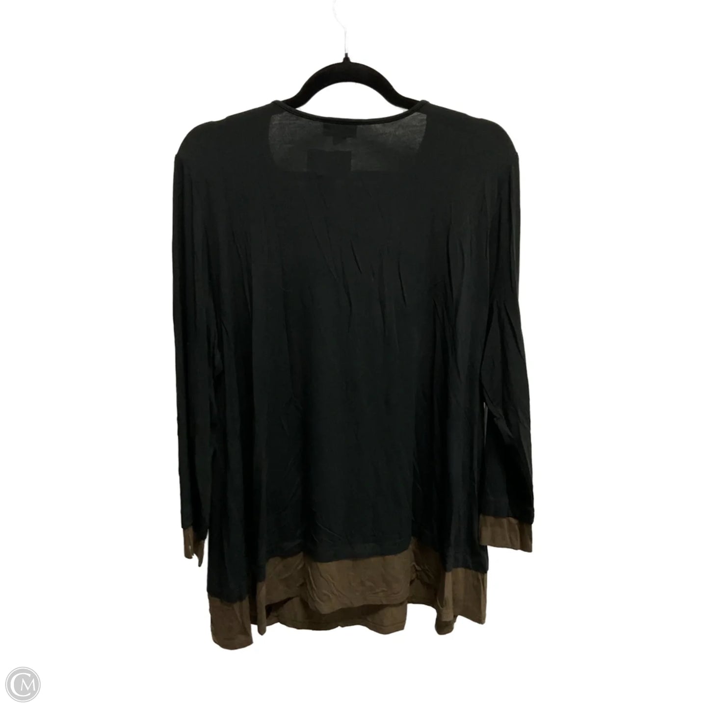 Top Long Sleeve By J. Jill In Black, Size: Xl