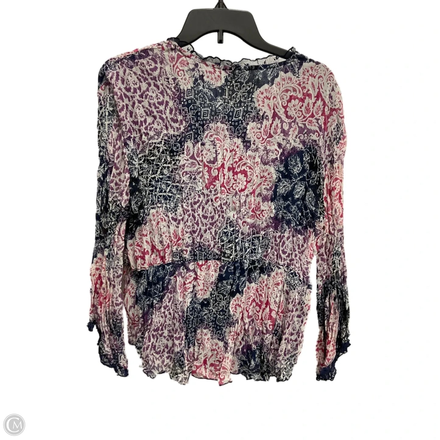 Top 3/4 Sleeve By Coldwater Creek In Multi-colored, Size: Xlp