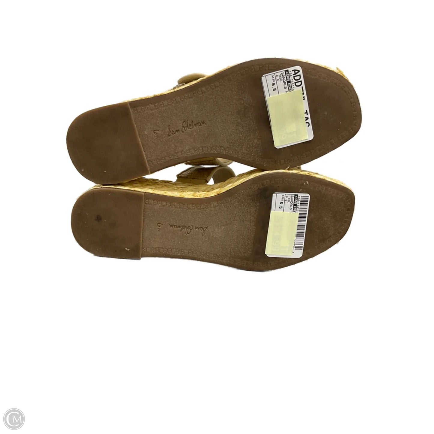 Sandals Heels Platform By Sam Edelman In Teal, Size: 6.5