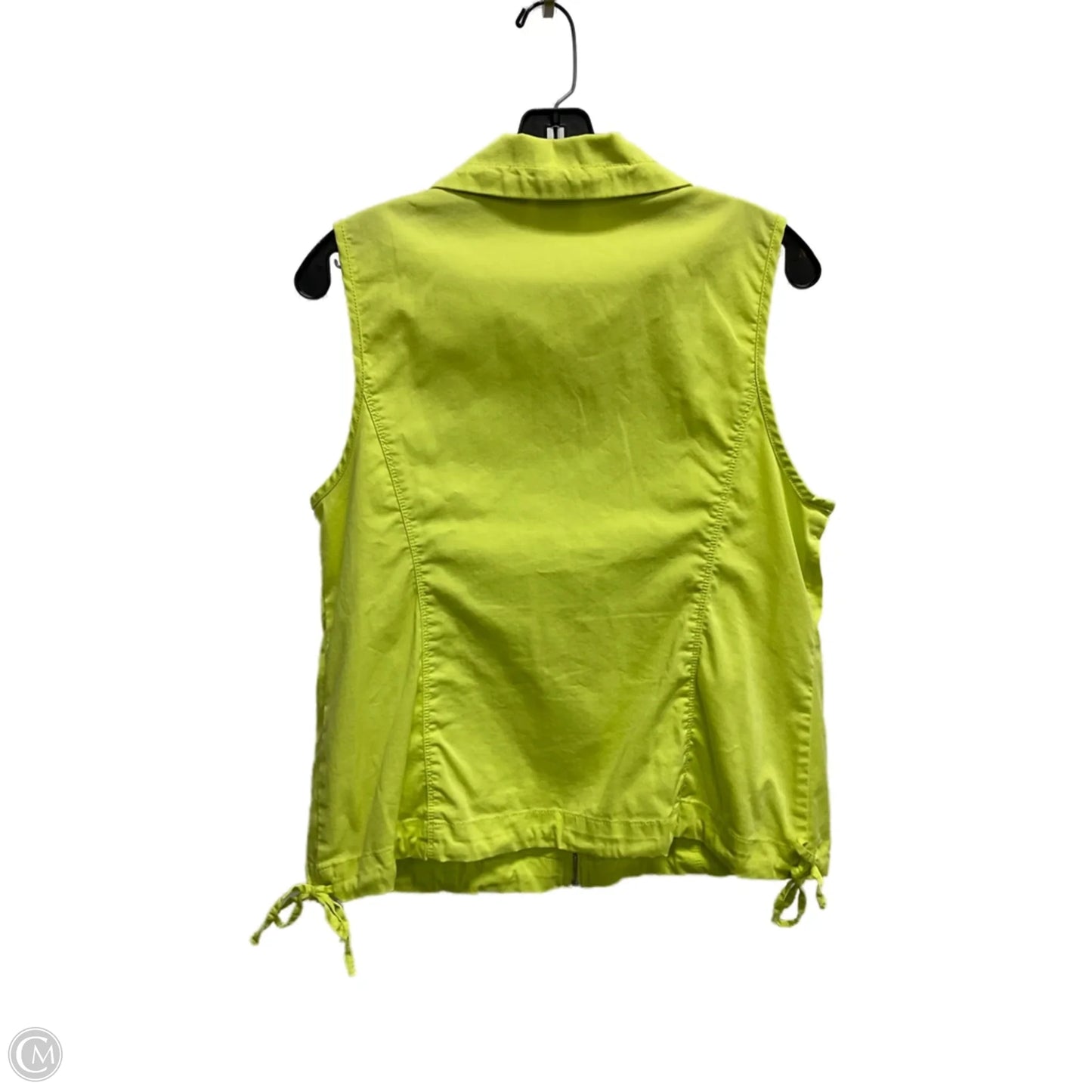 Vest Puffer & Quilted By Chicos In Green, Size: M