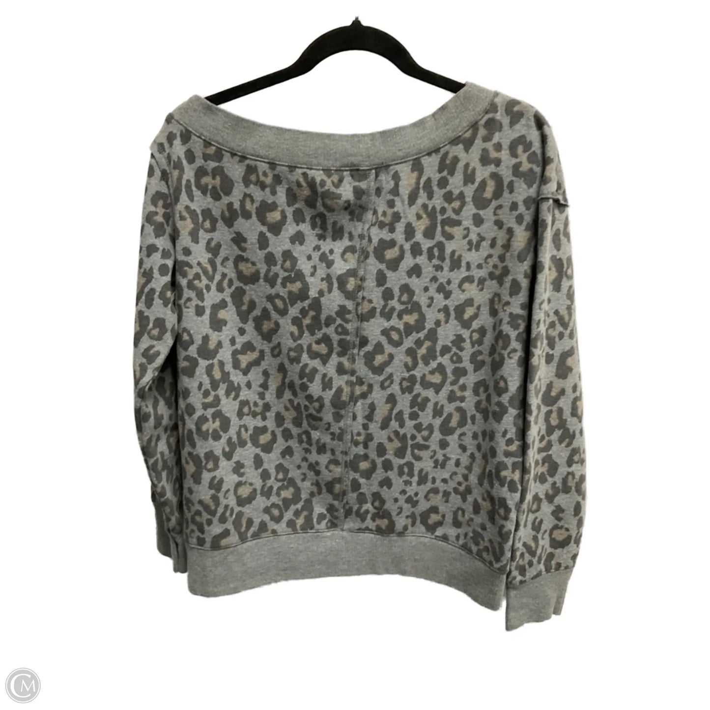 Sweatshirt Crewneck By Maurices In Leopard Print, Size: Xs