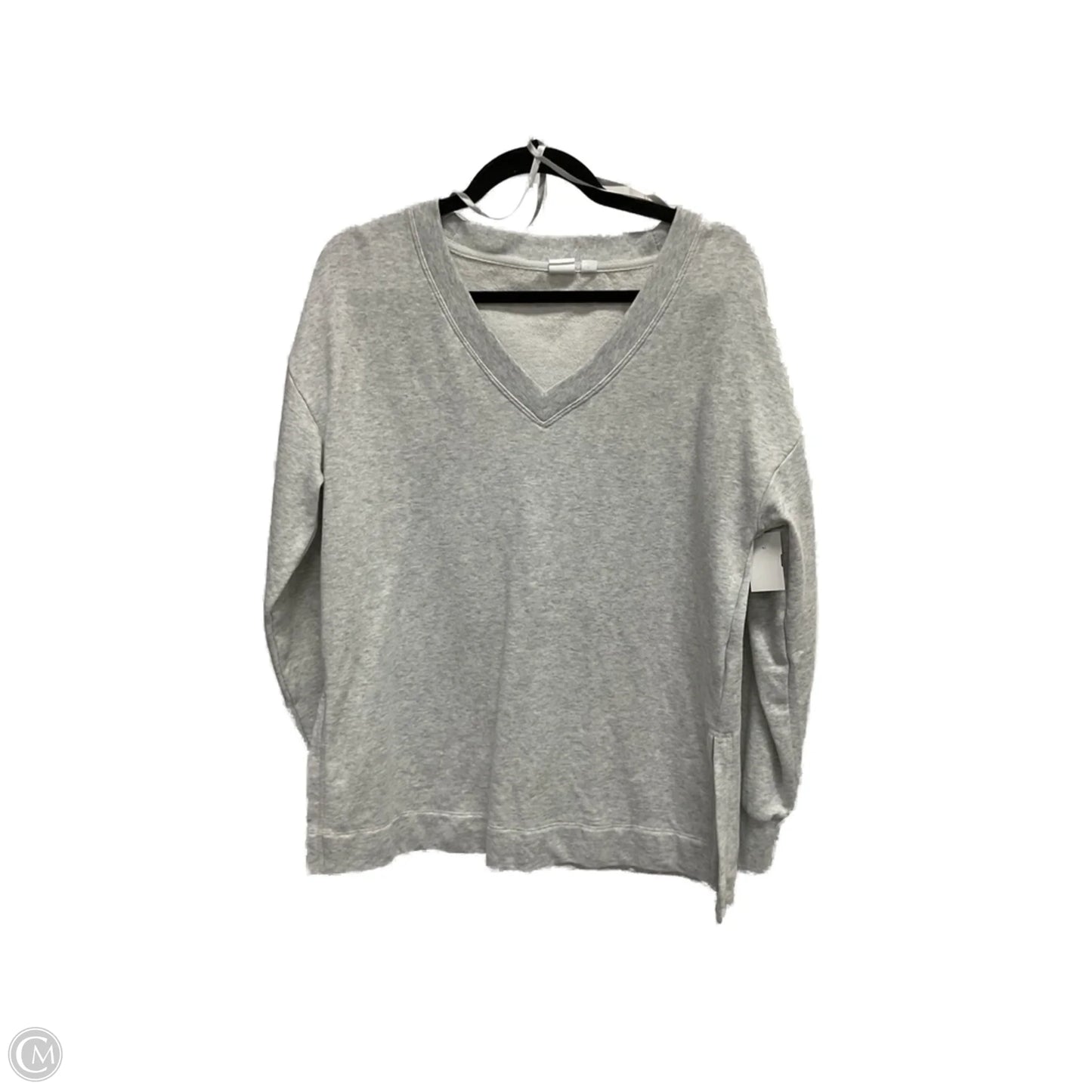 Sweatshirt Crewneck By Gap In Grey, Size: Xl