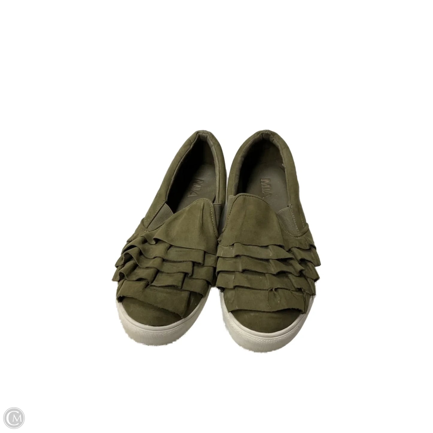 Shoes Athletic By Mia In Green, Size: 8