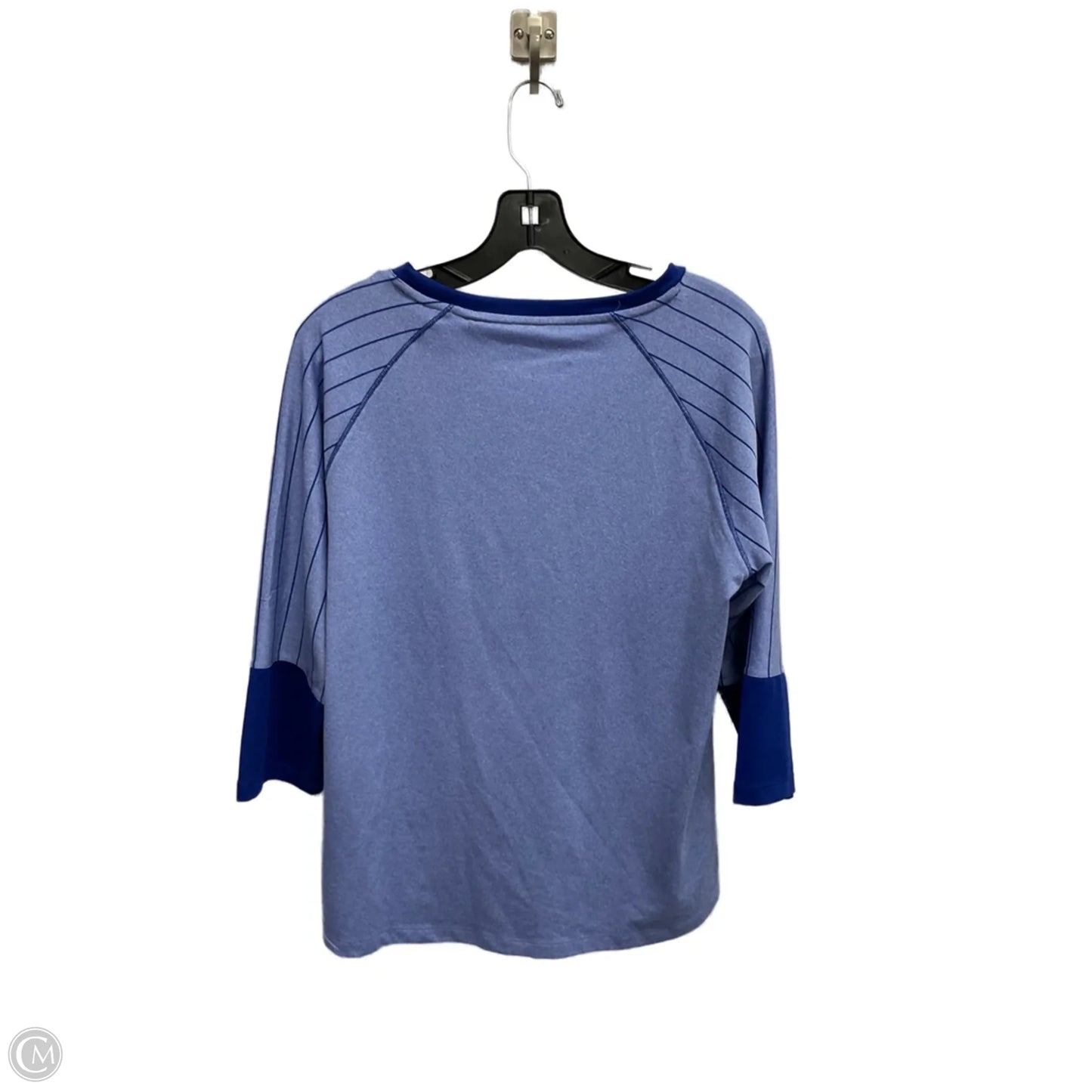 Top 3/4 Sleeve Basic By Antigua In Blue, Size: L