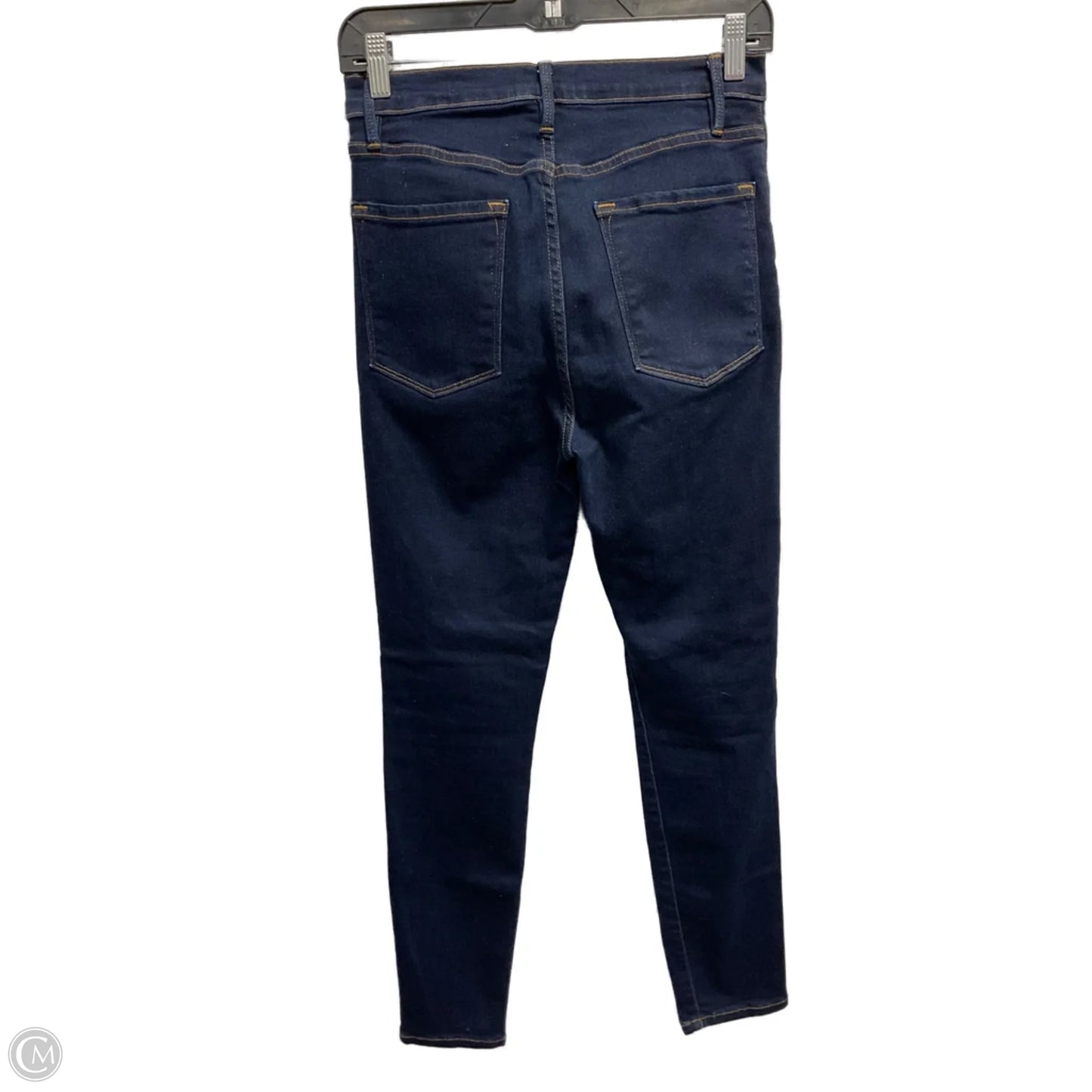 Jeans Skinny By Frame In Blue Denim, Size: 6