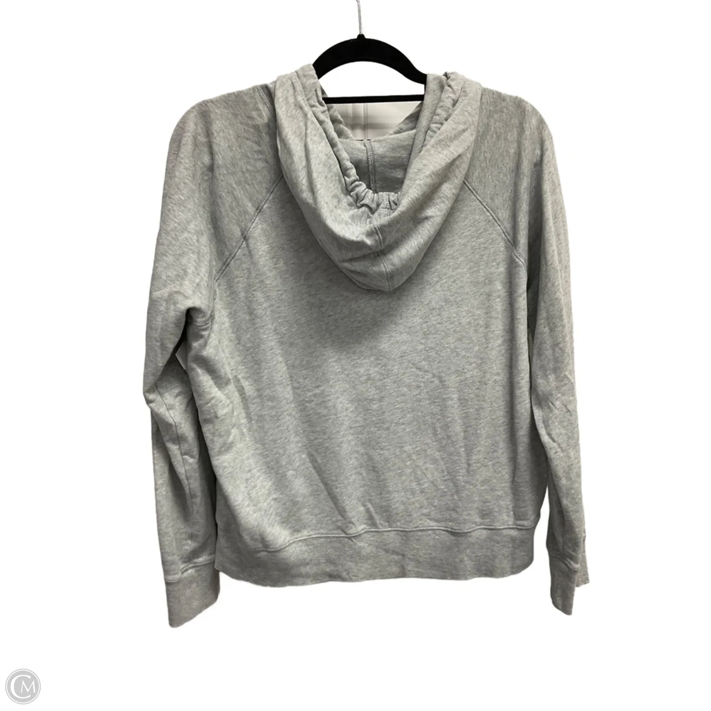 Sweatshirt Hoodie By J. Crew In Grey, Size: M