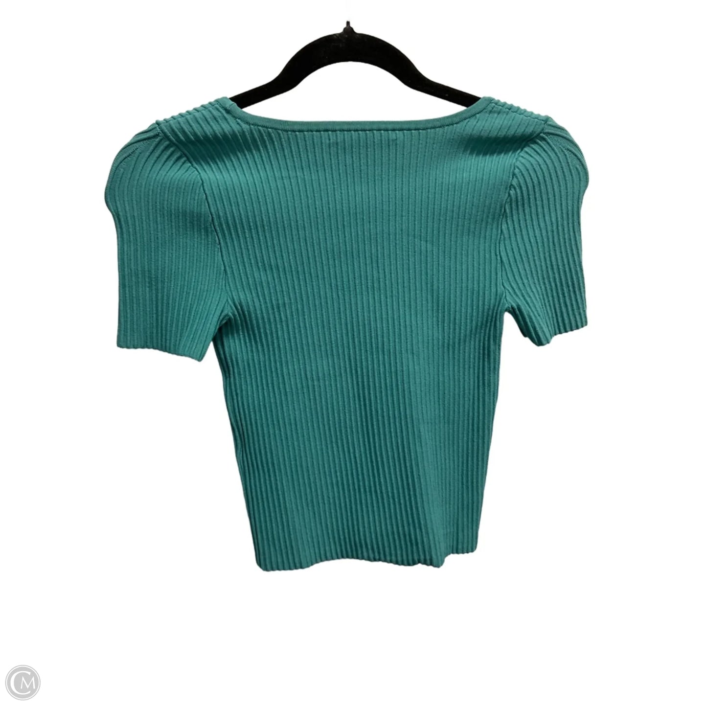 Top Short Sleeve By Madewell In Teal, Size: Xs