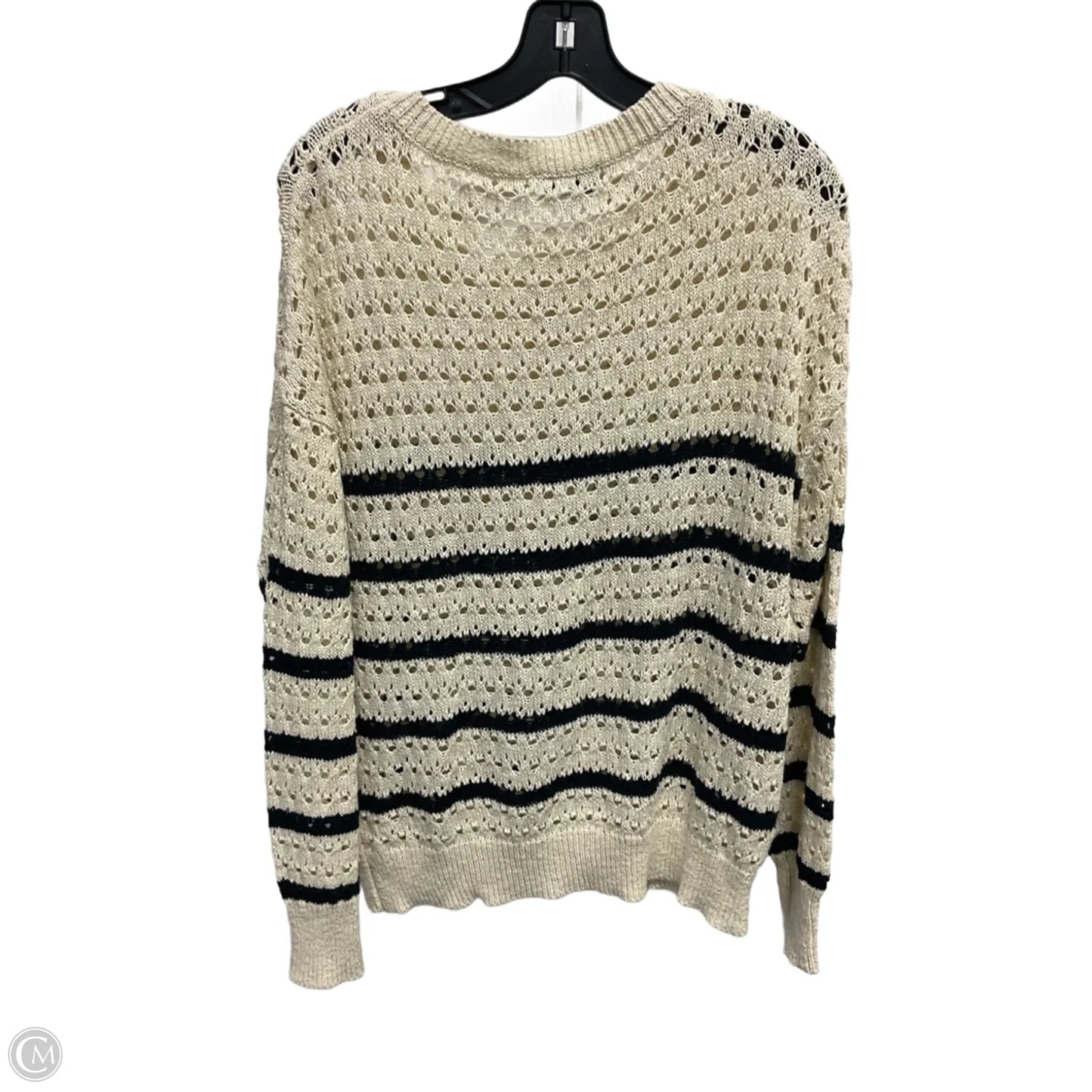 Sweater By Evereve In Striped Pattern, Size: Xl