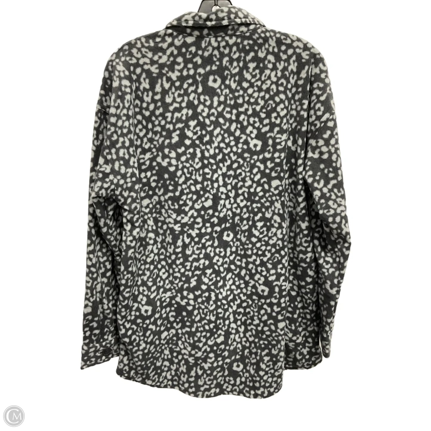 Jacket Fleece By Maurices In Grey, Size: M