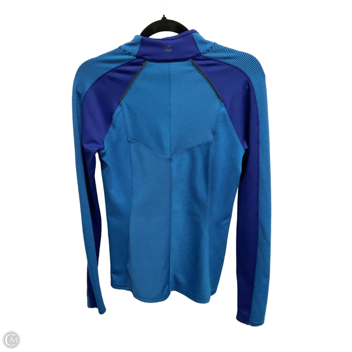 Athletic Top Long Sleeve Collar By Athleta In Blue, Size: S