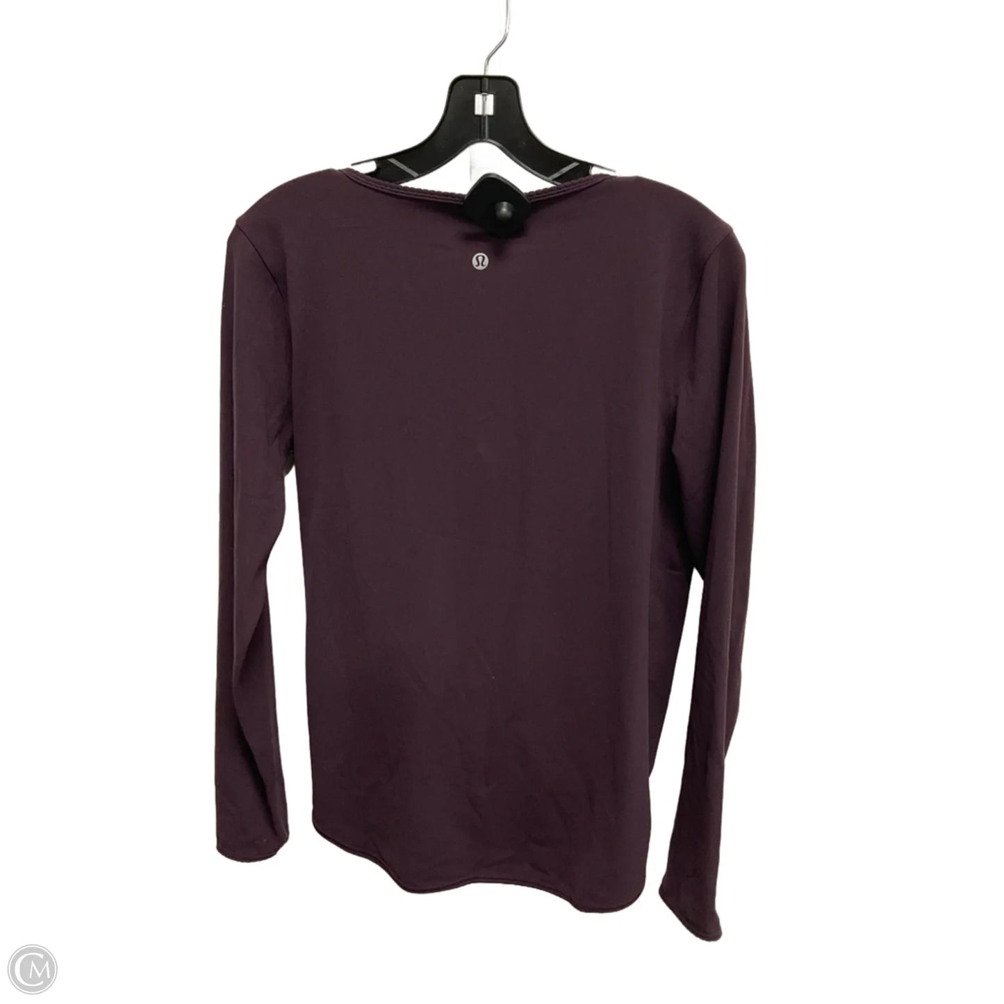 Athletic Top Long Sleeve Crewneck By Lululemon In Purple, Size: S