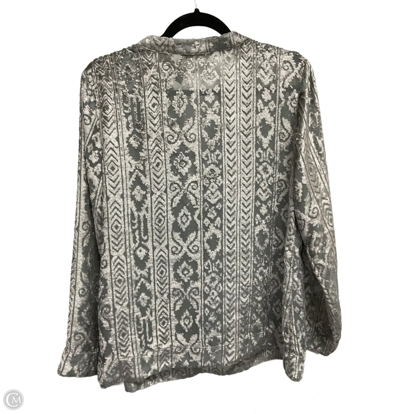 Top Long Sleeve By Soft Surroundings In Grey, Size: M