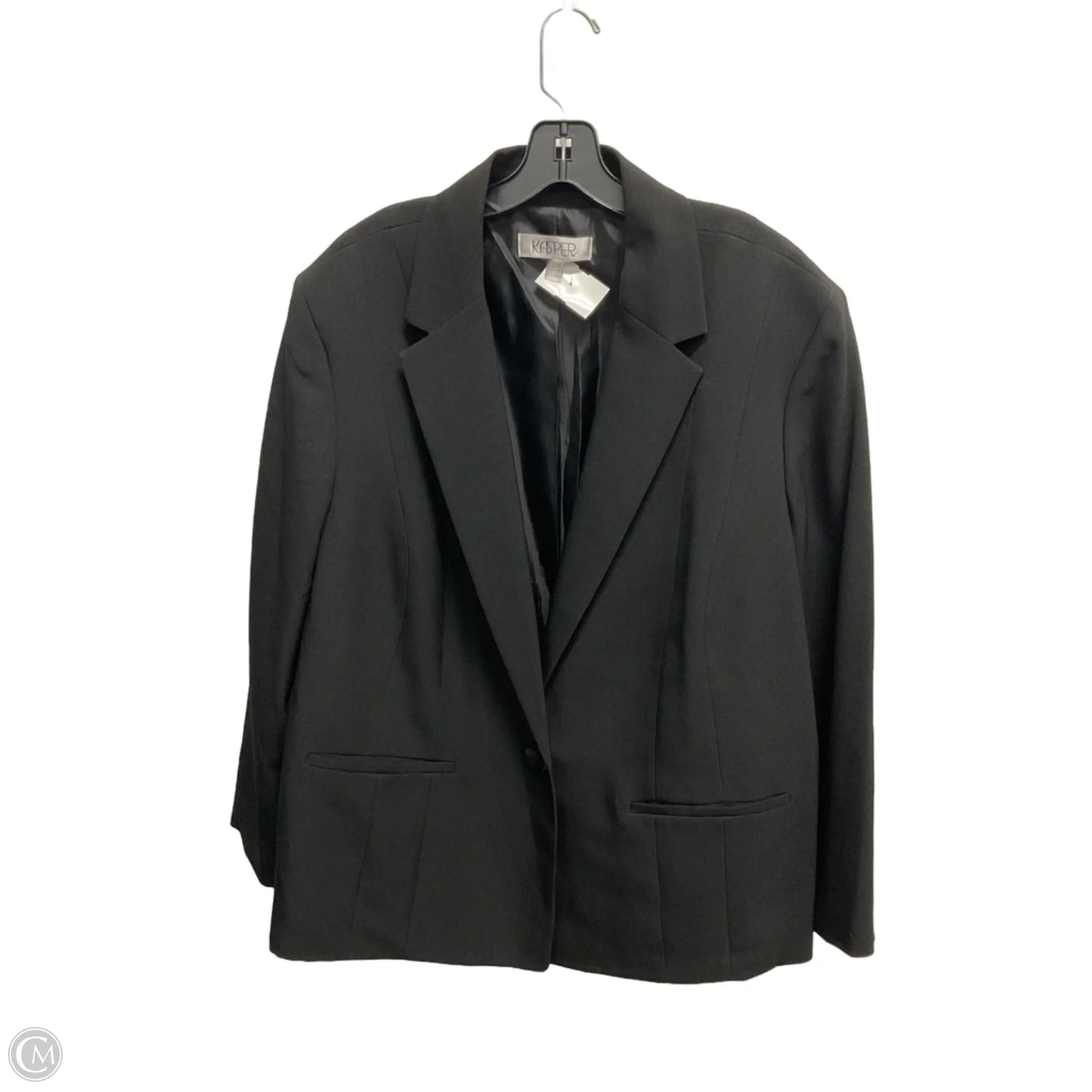 Blazer By Kasper In Black, Size: 3x