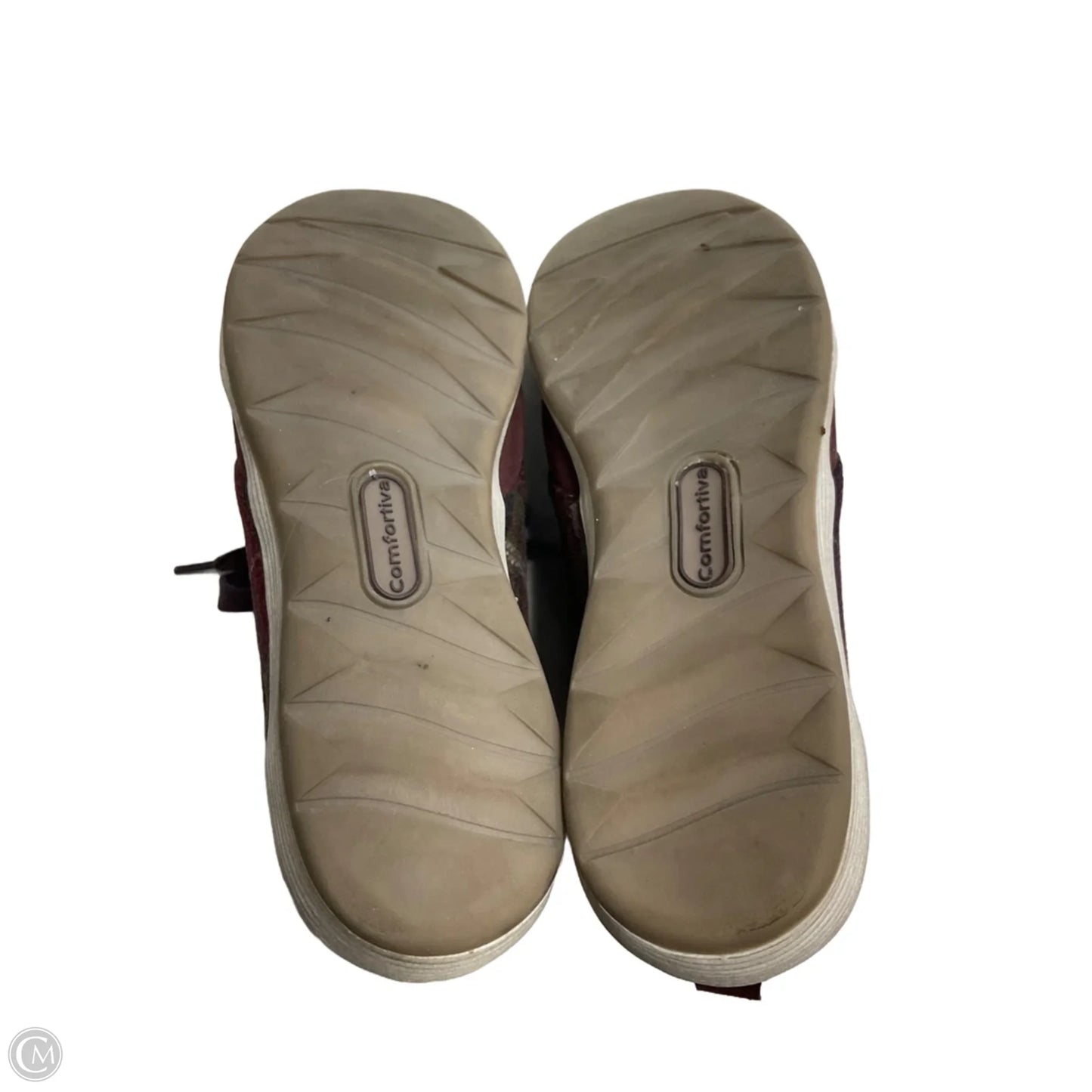 Shoes Sneakers By Comfortiva In Plaid Pattern, Size: 8.5