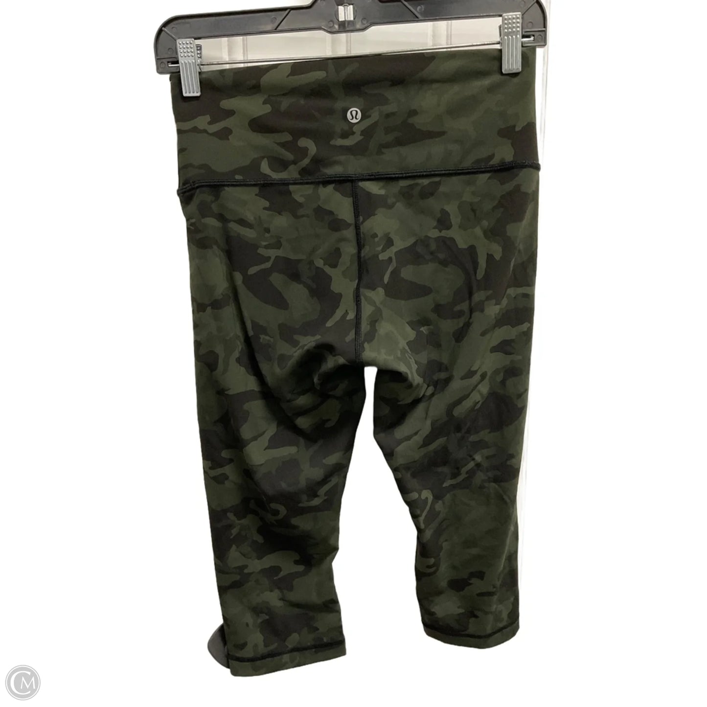 Athletic Capris By Lululemon In Camouflage Print, Size: M