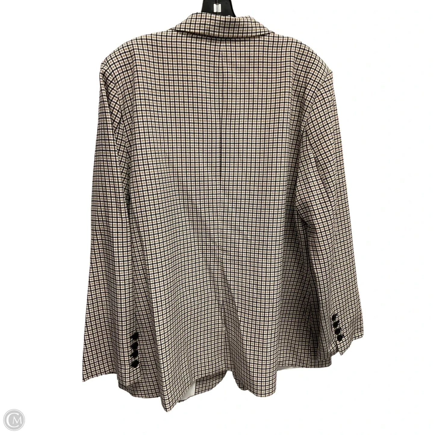 Blazer By Vince Camuto In Plaid Pattern, Size: Xxl
