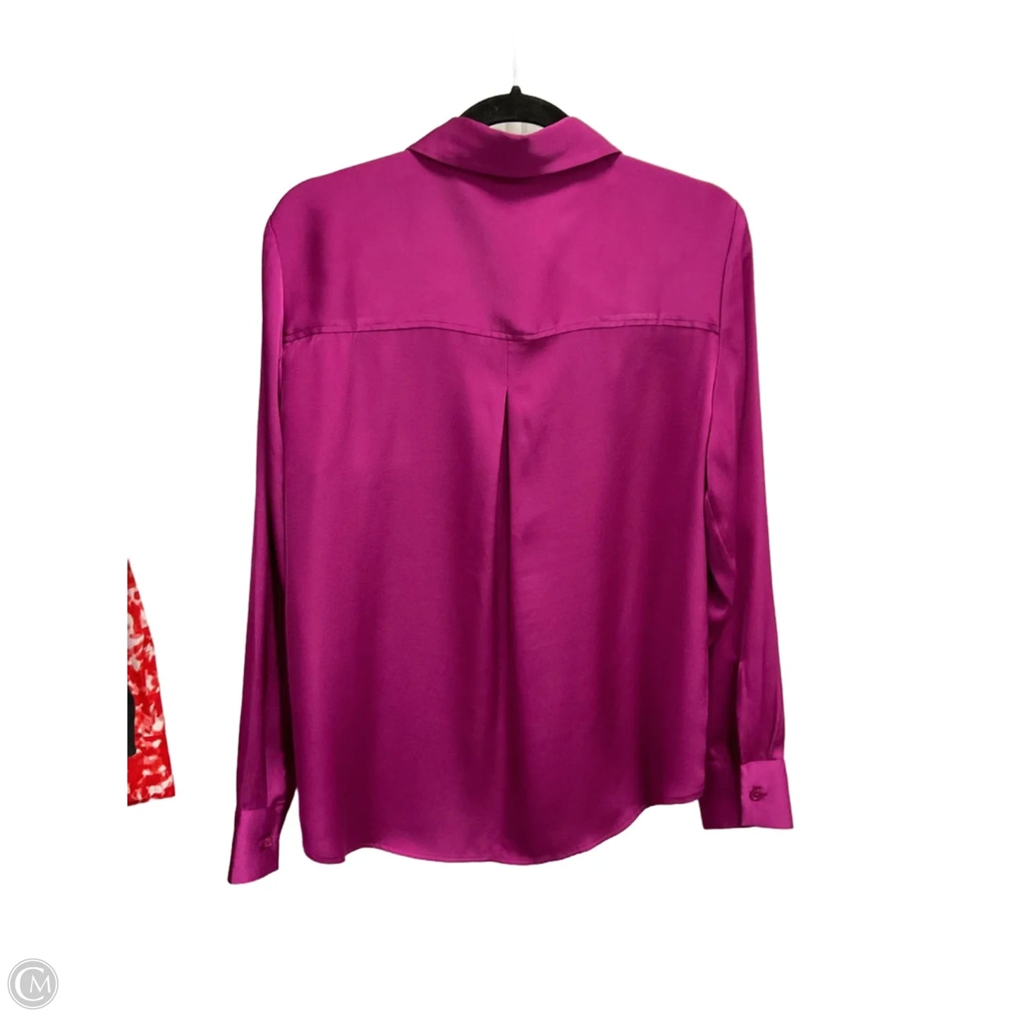 Blouse Long Sleeve By Maurices In Pink, Size: M