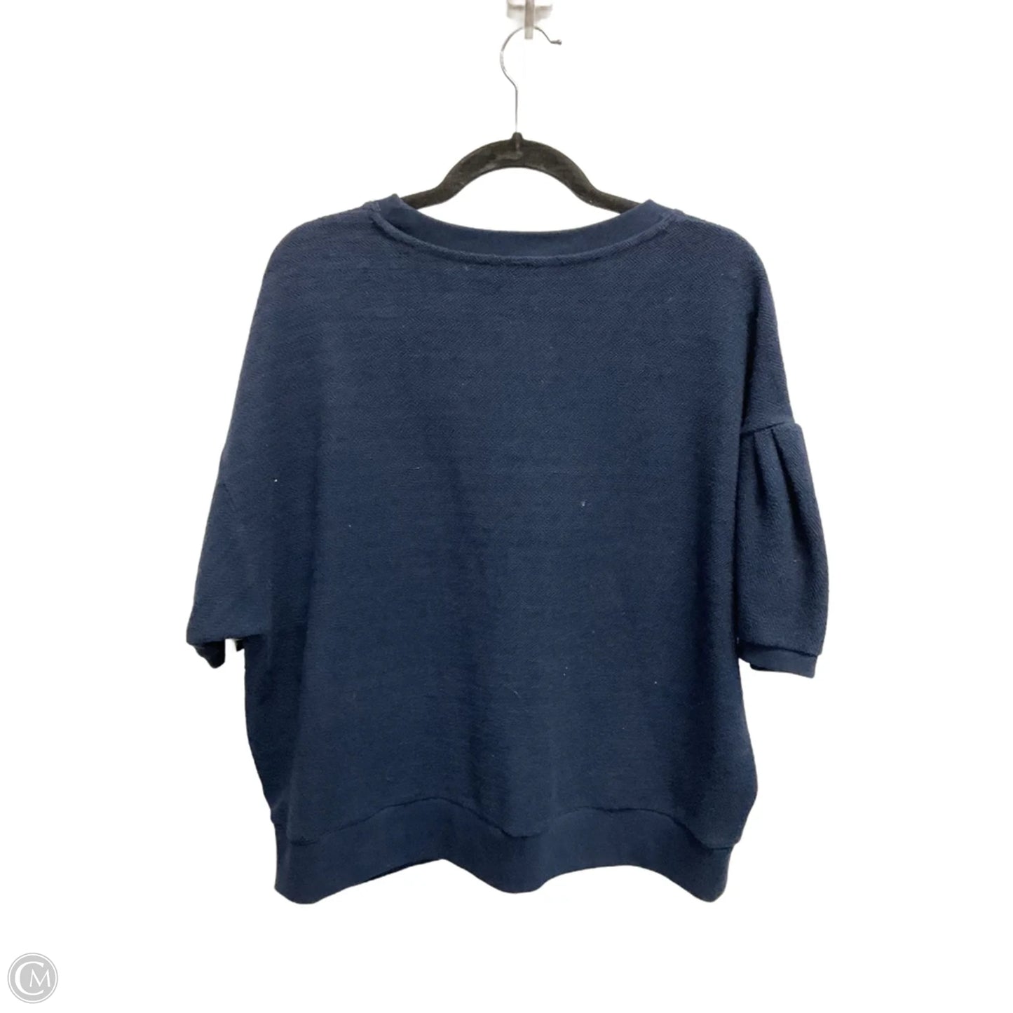 Top Short Sleeve By J. Crew In Navy, Size: Xl