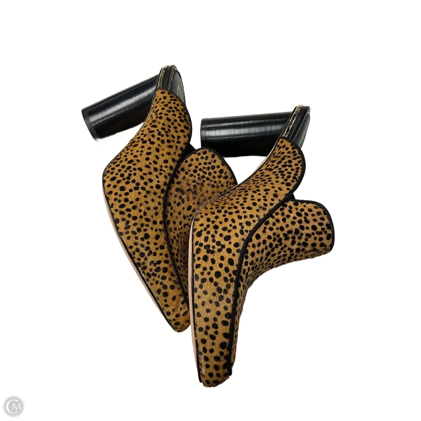 Shoes Heels Block By Clothes Mentor In Leopard Print, Size: 6