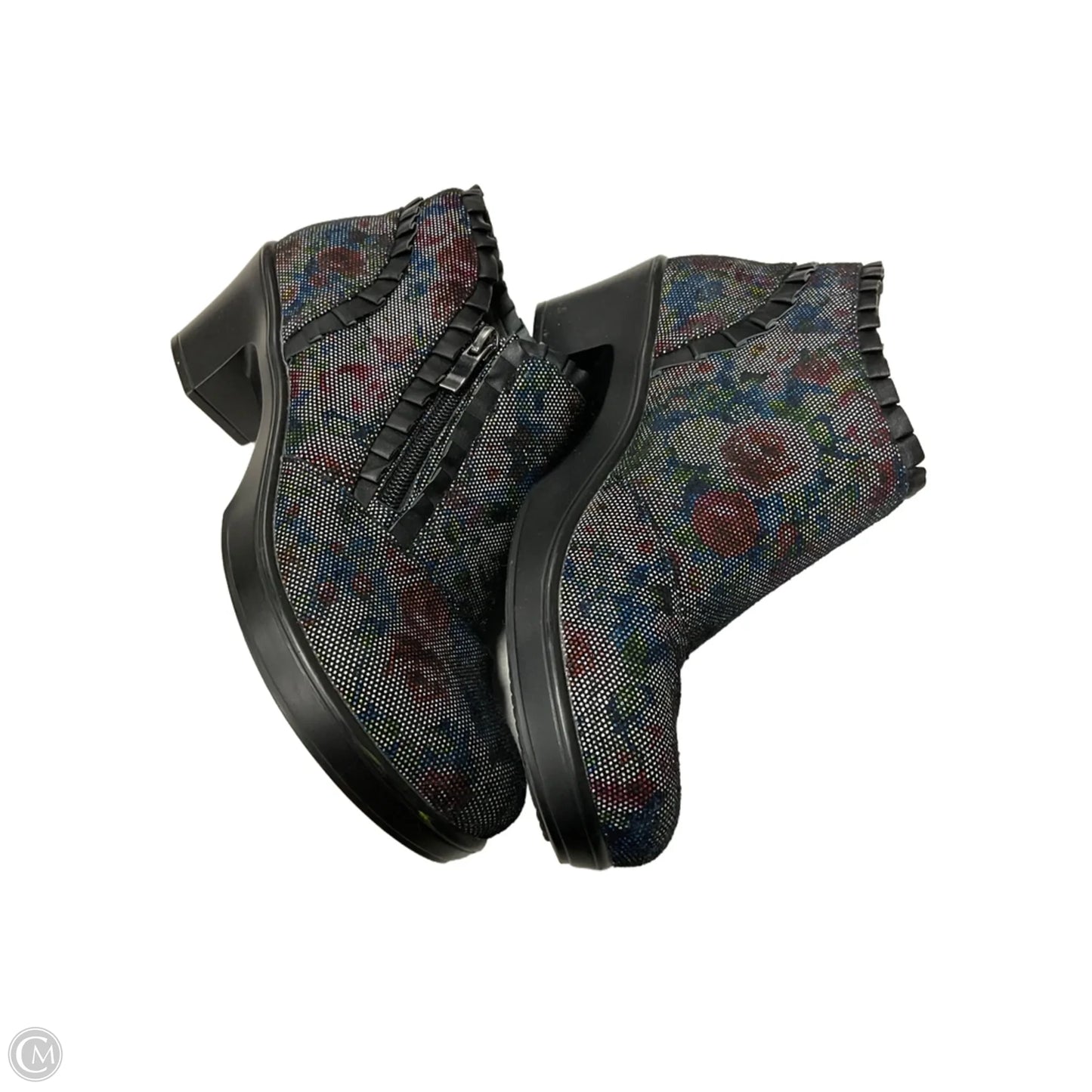 Shoes Heels Block By Alegria In Floral Print, Size: 6.5