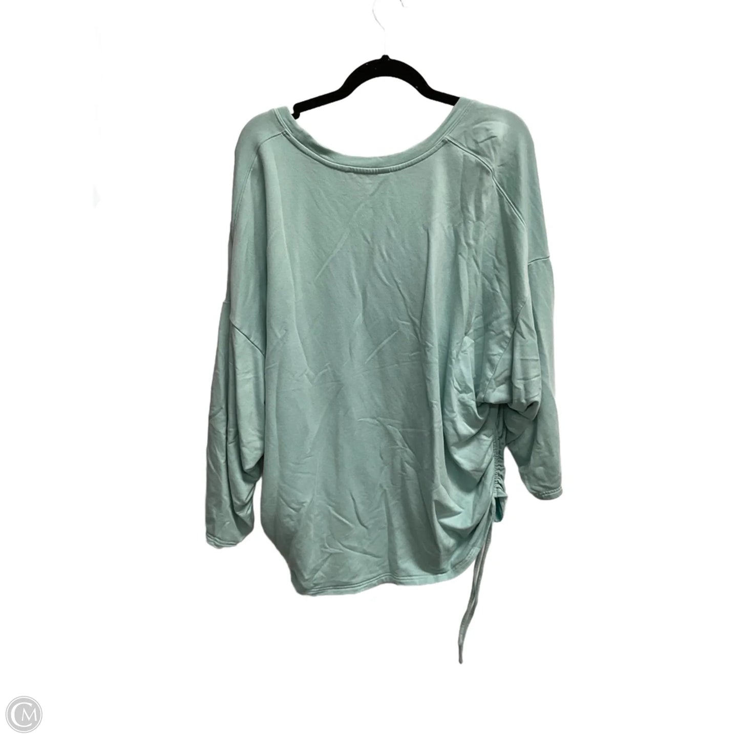 Top 3/4 Sleeve By Athleta In Aqua, Size: 2x