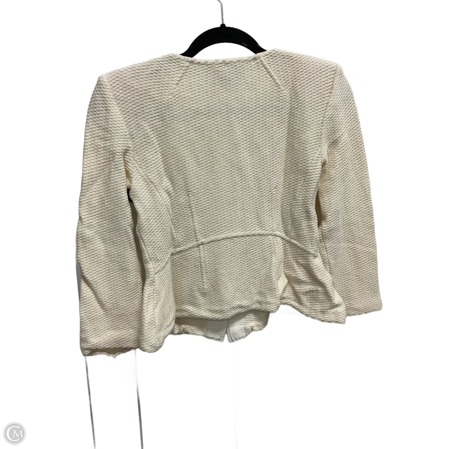 Cardigan Luxury Designer By St John Collection In Cream, Size: S