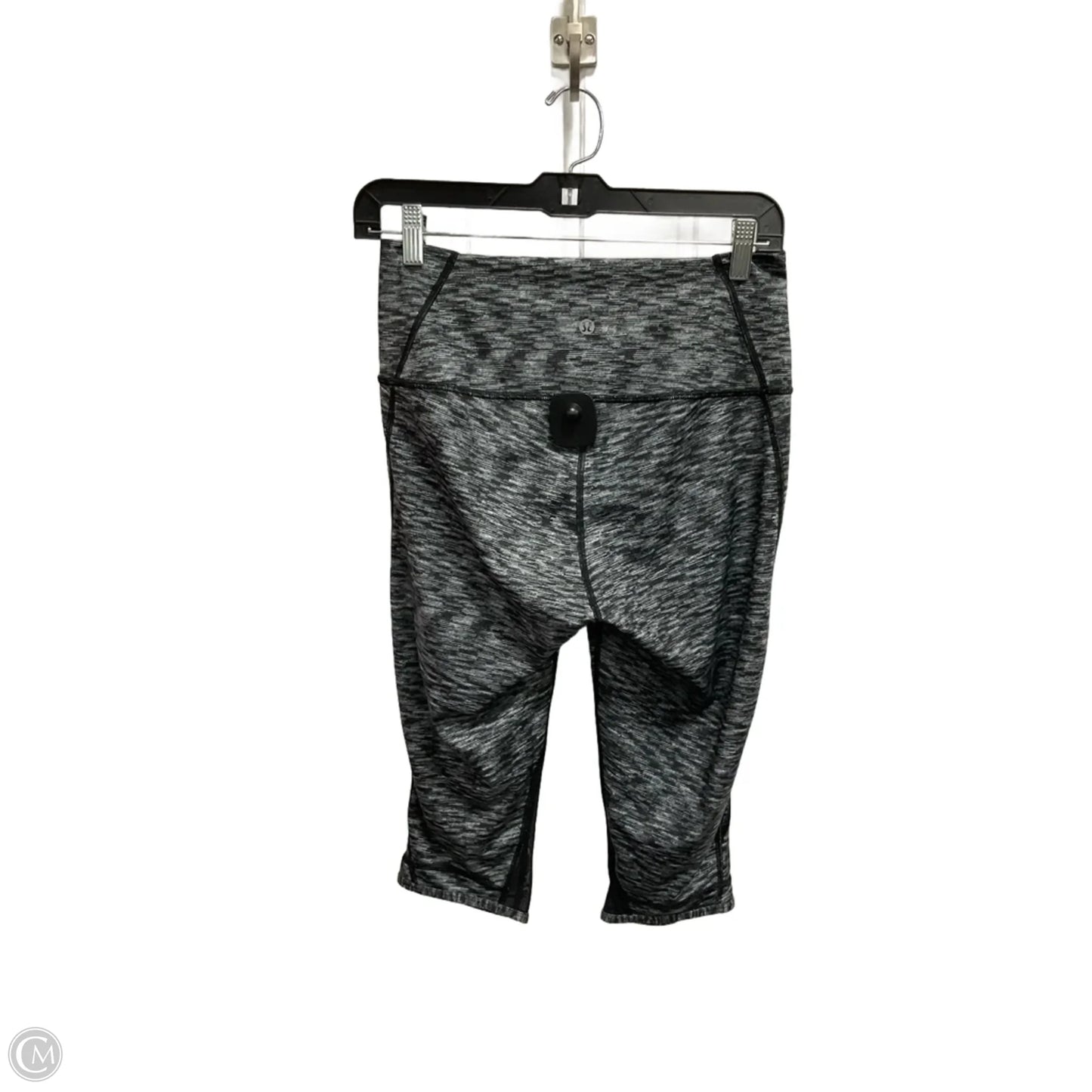 Athletic Capris By Lululemon In Grey, Size: M