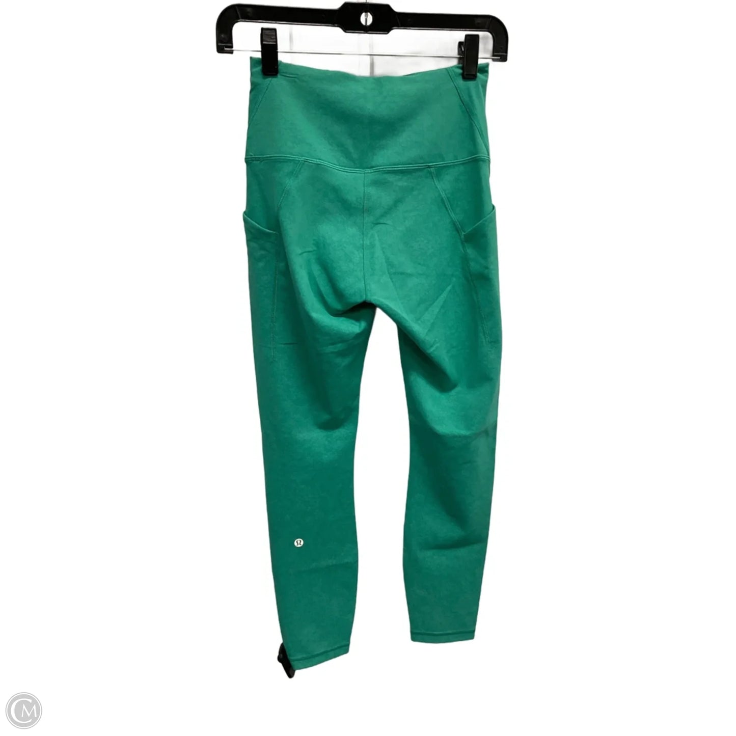 Athletic Leggings By Lululemon In Green, Size: S