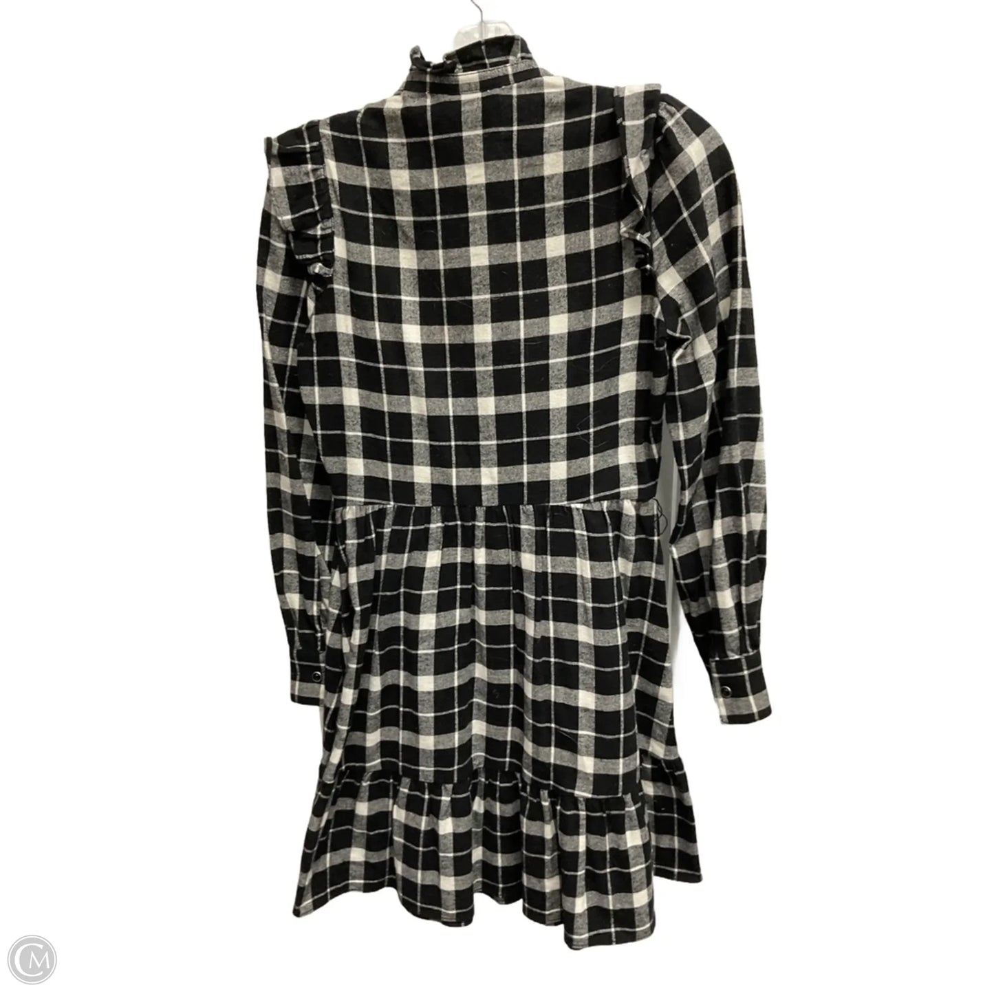 Dress Designer By Kate Spade In Plaid Pattern, Size: Xxs