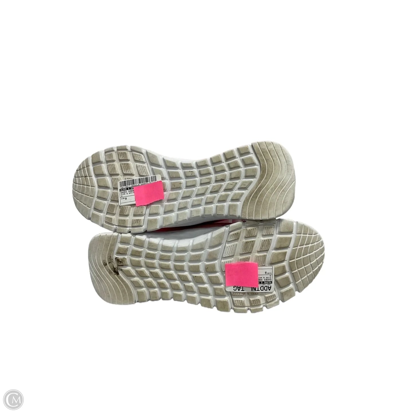 Shoes Sneakers By Love & Sports In Pink & White, Size: 9