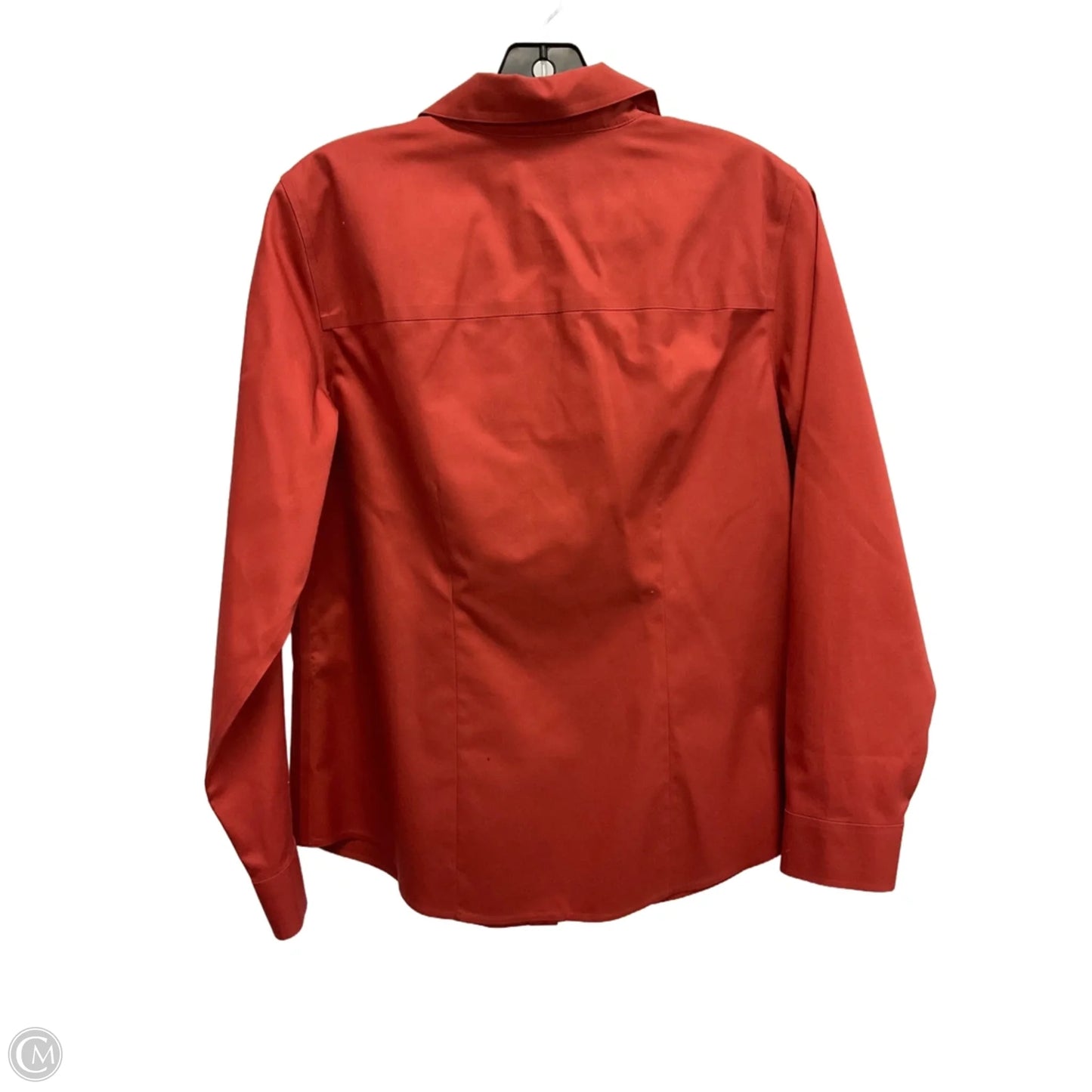 Blouse Long Sleeve By Chicos In Red, Size: S