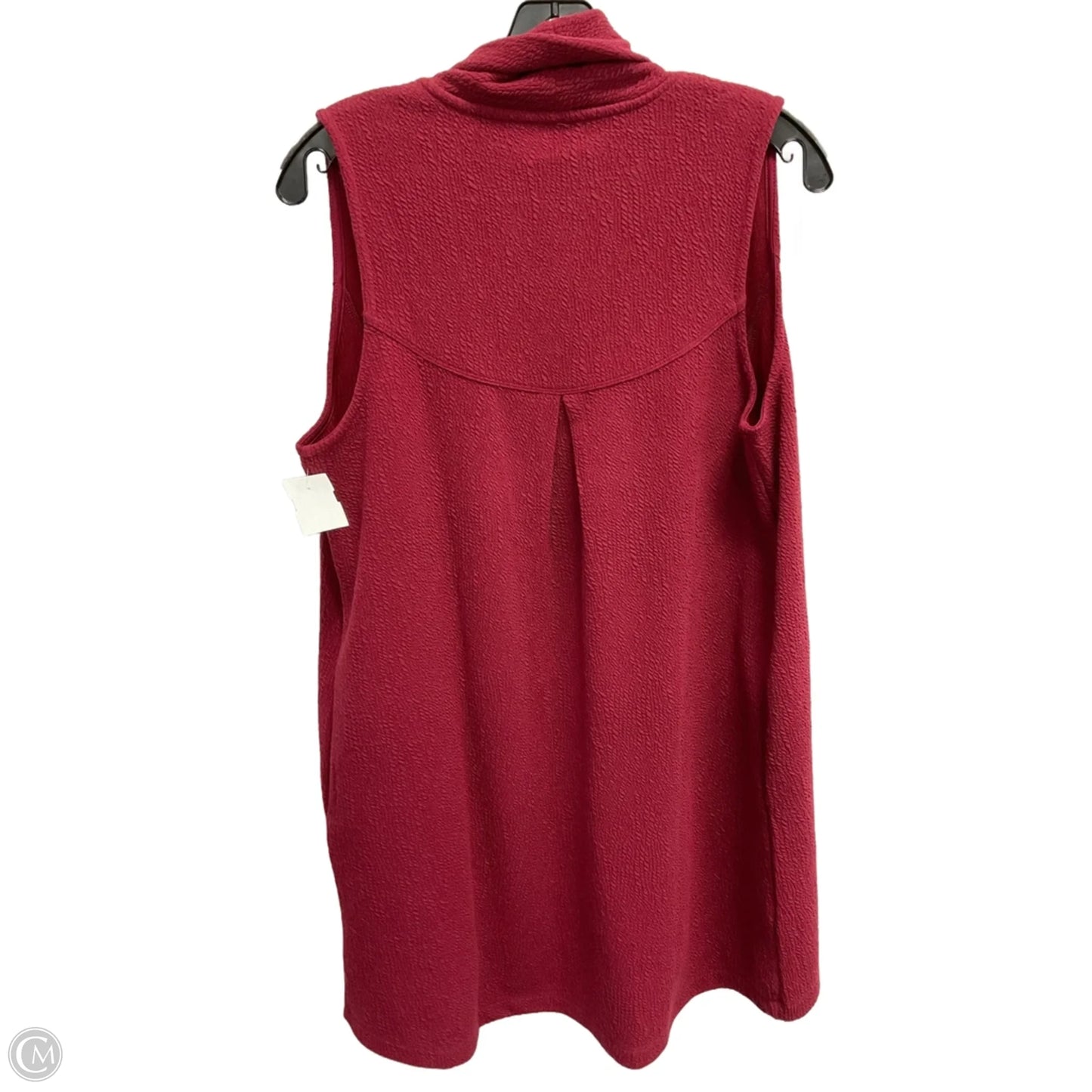 Vest Sweater By Soft Surroundings In Red, Size: S