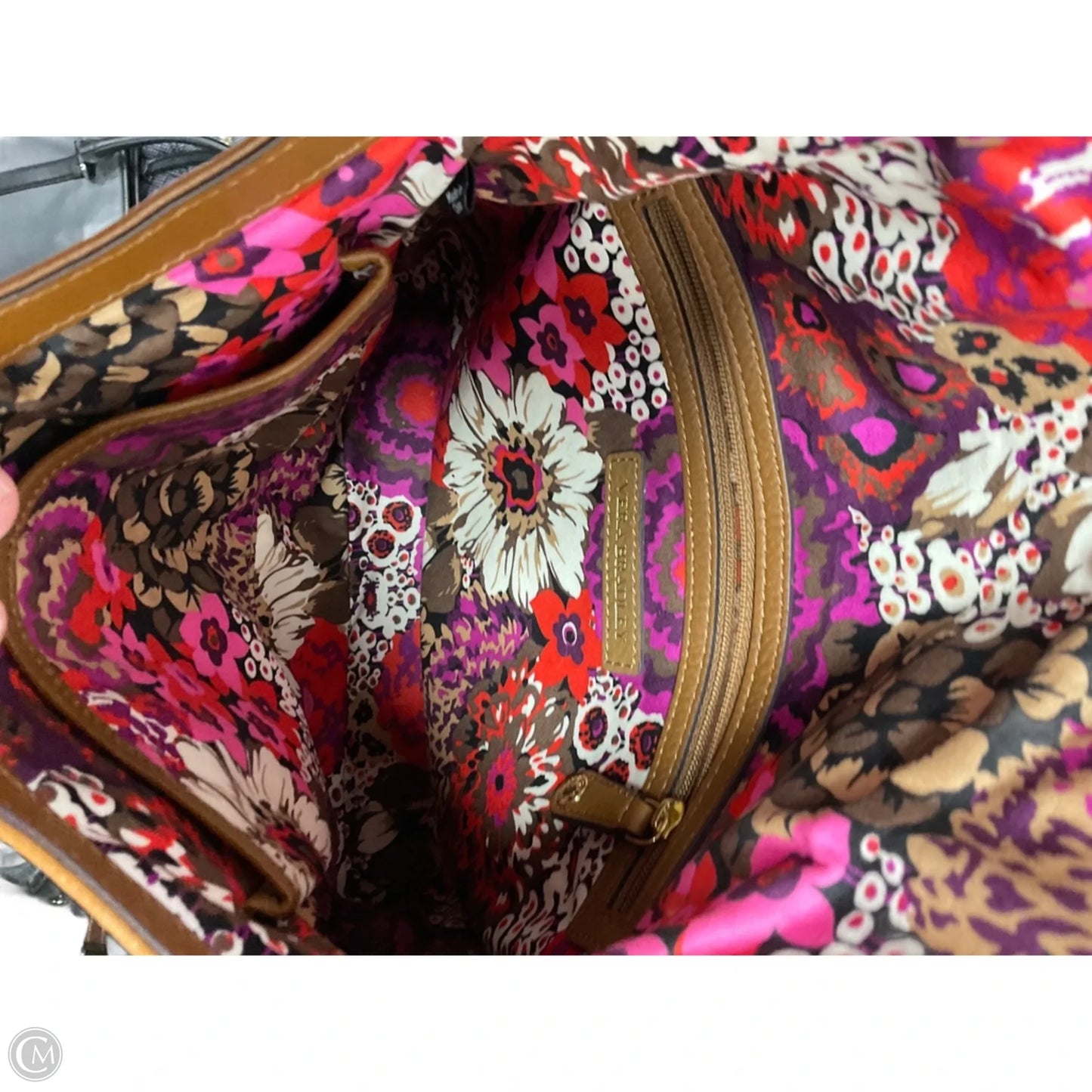 Crossbody Leather By Vera Bradley, Size: Medium